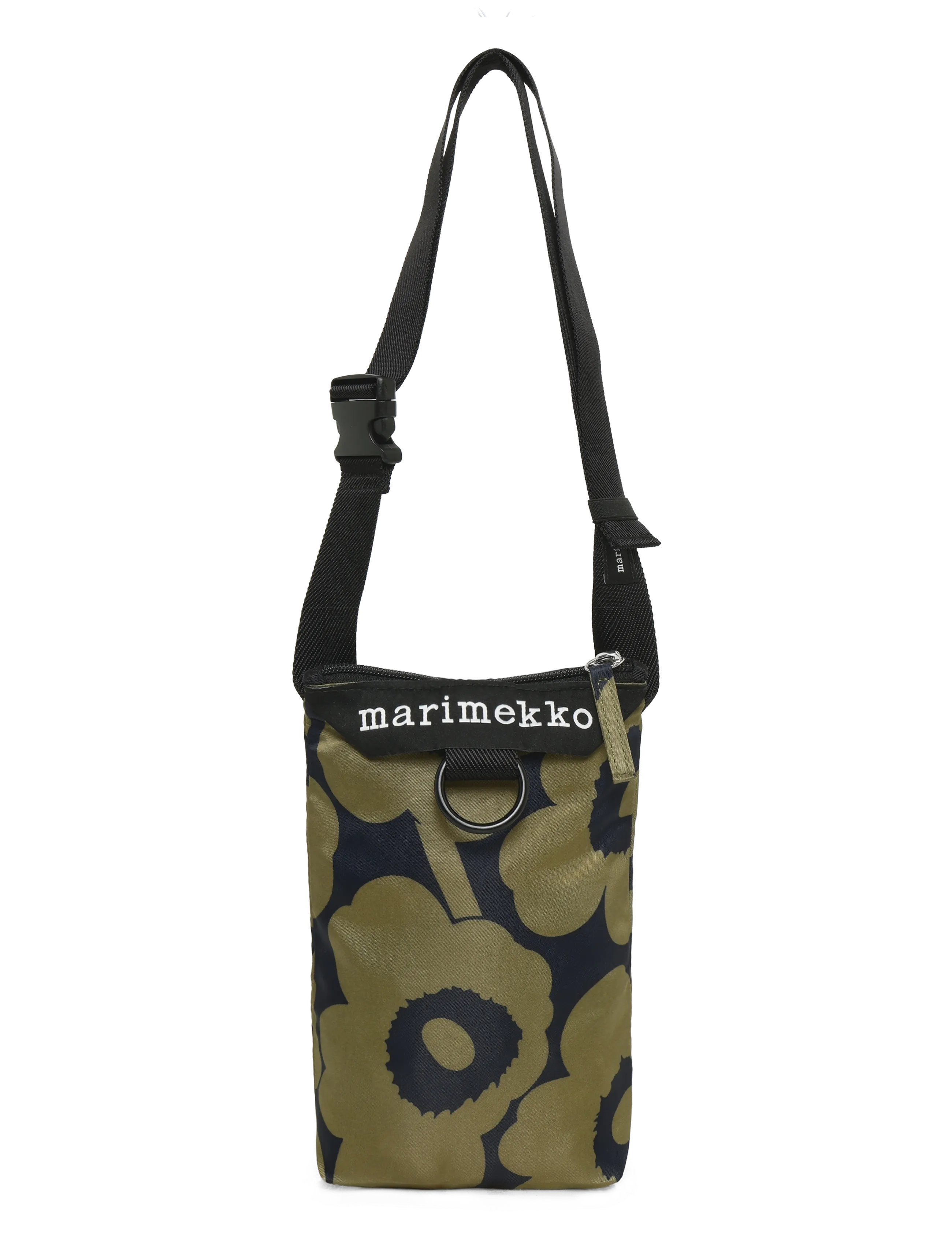 Marimekko - NEAT PHONE POCKET UNIKKO - olive green, dark blue - 3