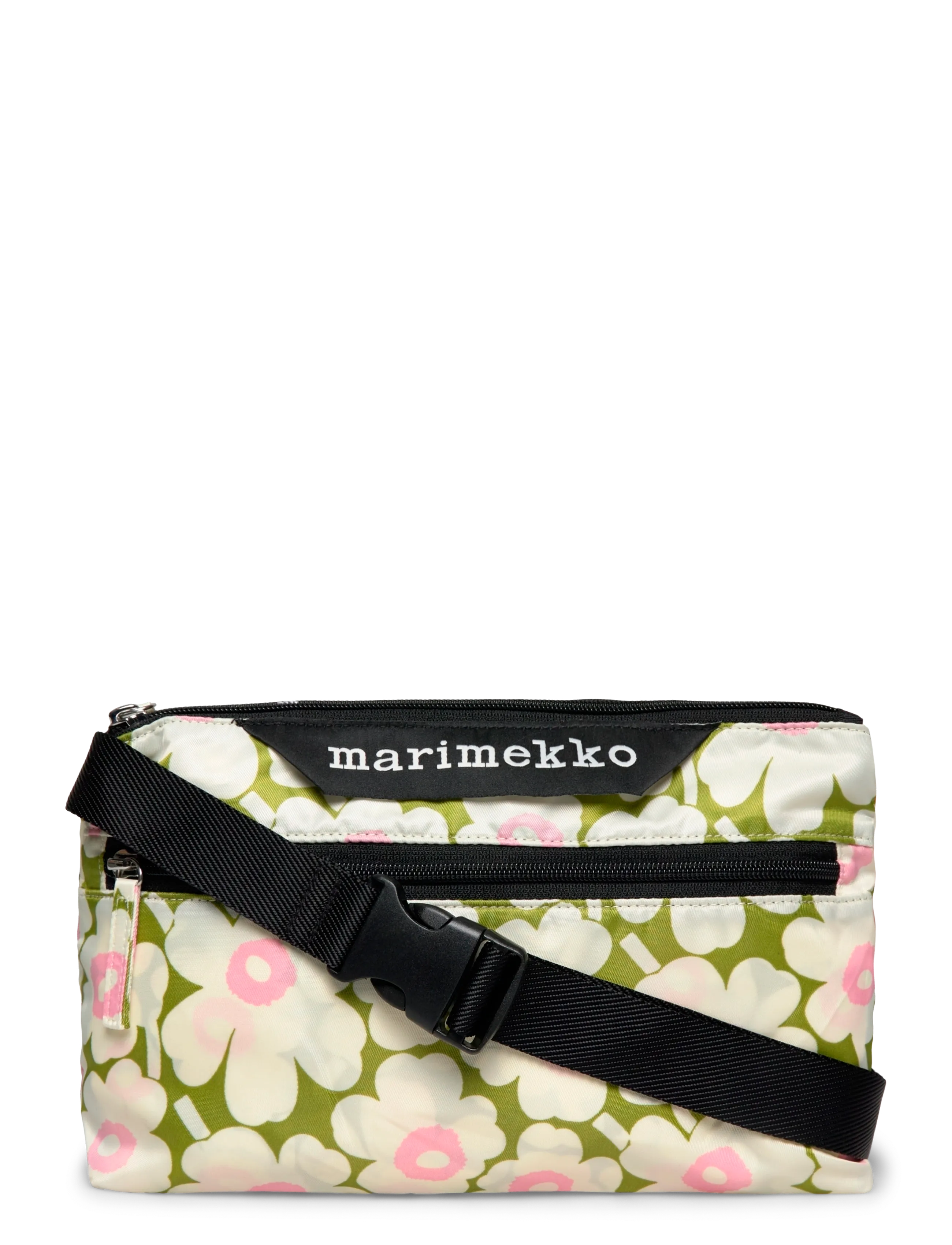 Marimekko NEAT CROSSBODY UNIKKO S - Skandinavisk mode - LIGHT YELLOW, GREEN, LT. PINK / cream