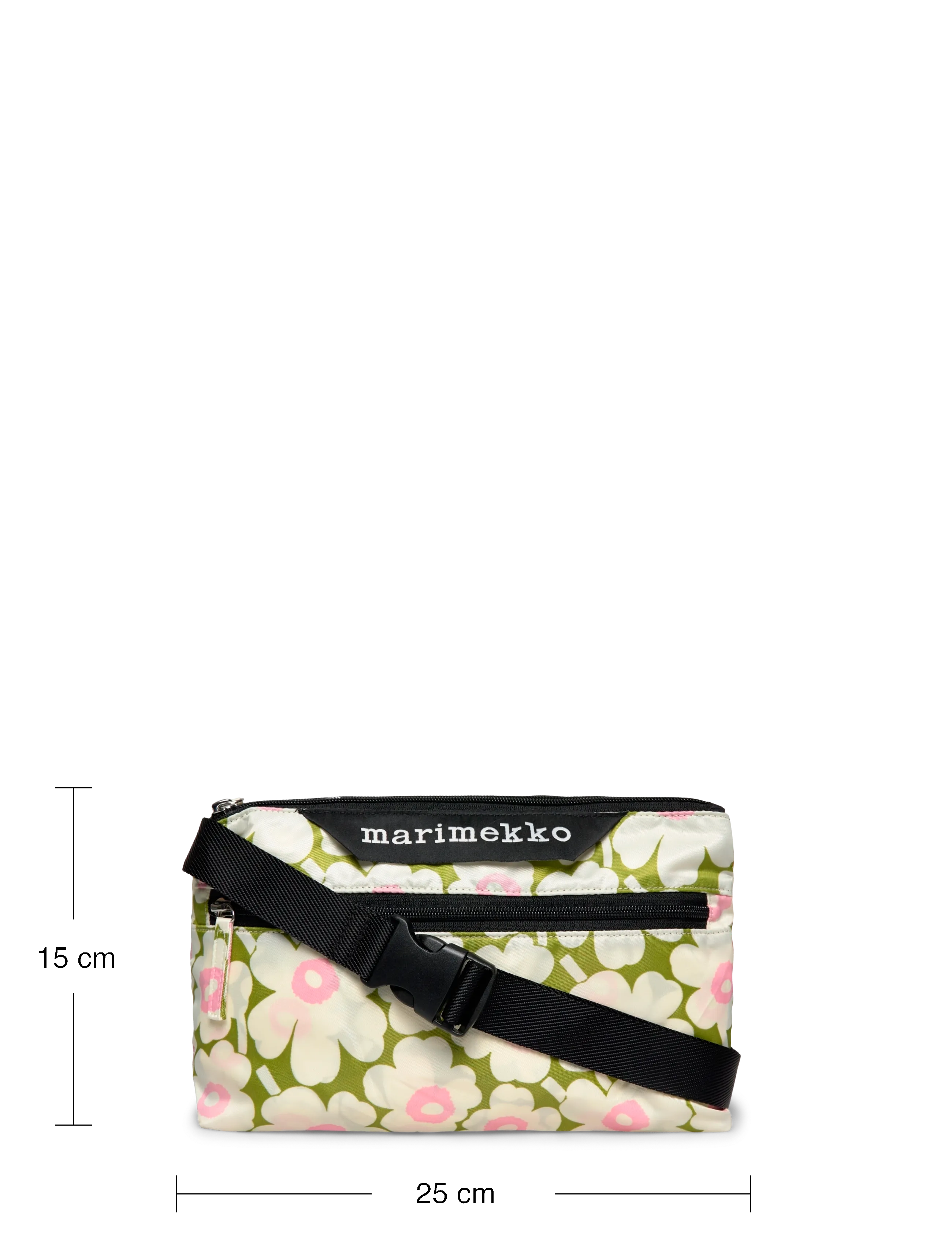 Marimekko - NEAT CROSSBODY UNIKKO S - light yellow, green, lt. pink - 4