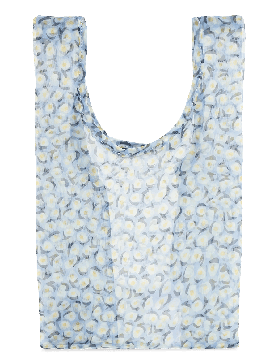 Marimekko - SHEER TOTE PIKKU VIKURI - totes - lt.blue, o.whi., yel., dk.blue - 1