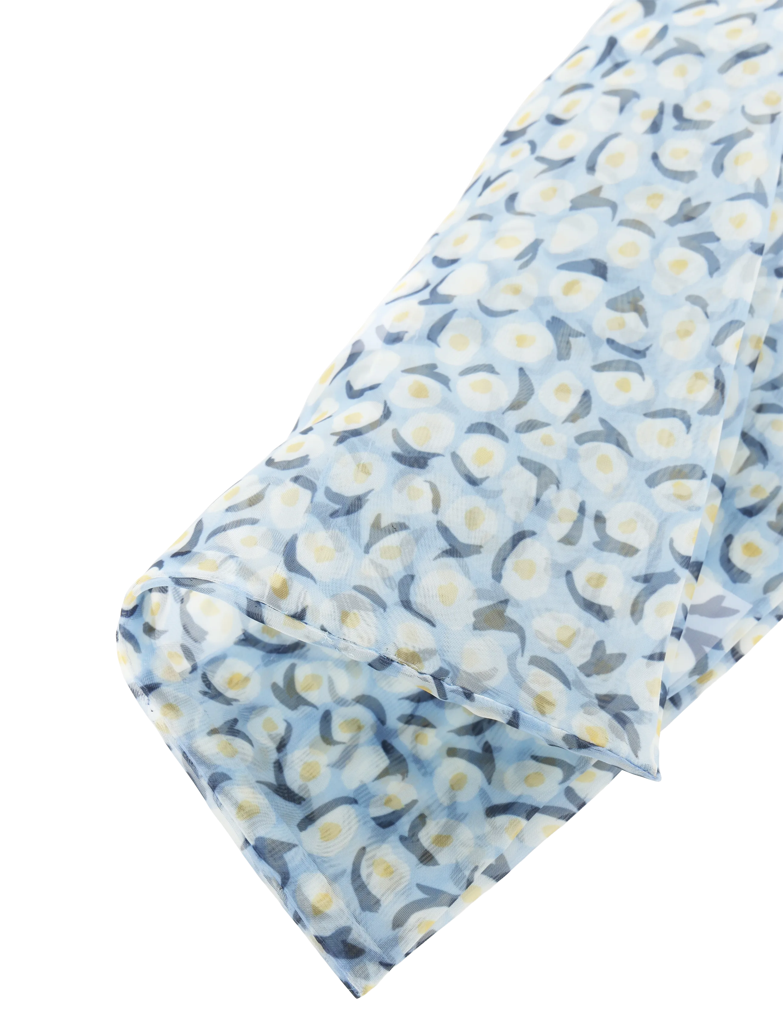 Marimekko - SHEER TOTE PIKKU VIKURI - lt.blue, o.whi., yel., dk.blue - 4
