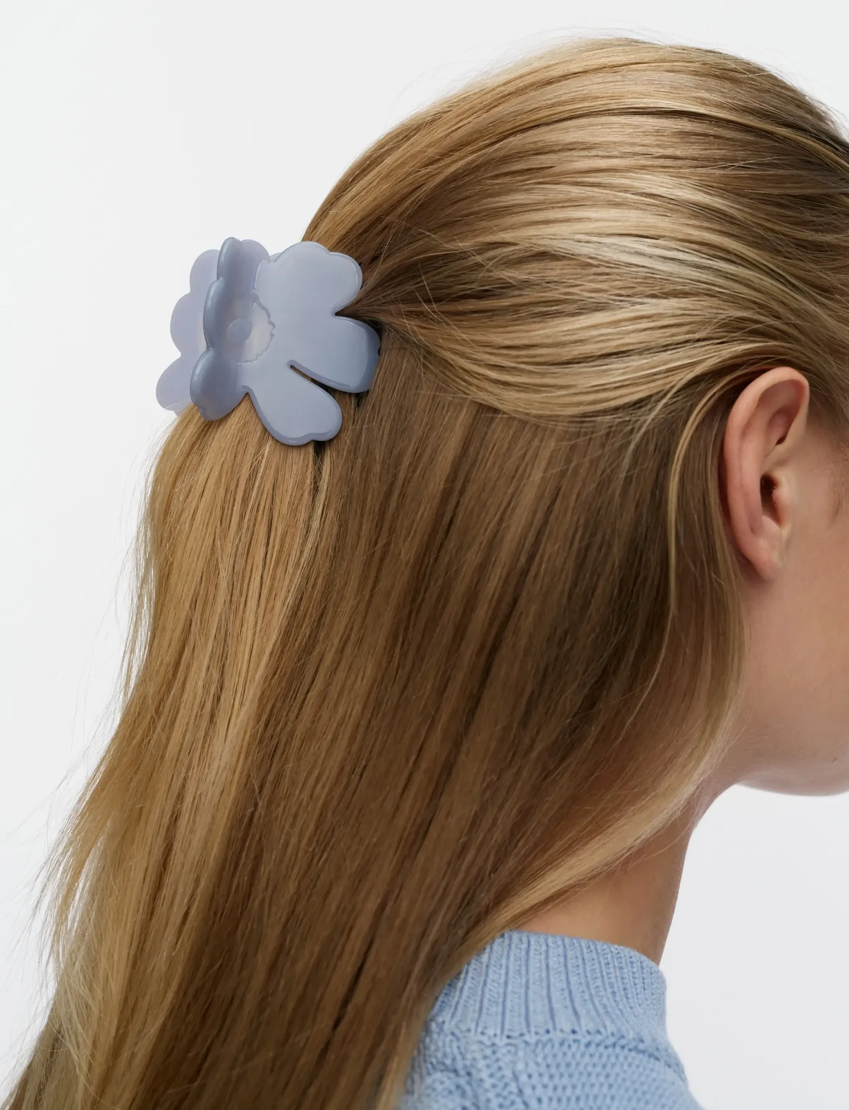 Marimekko Unikko Hair Clip Small, One Size, Accessories, Blau - Claws, Beauty