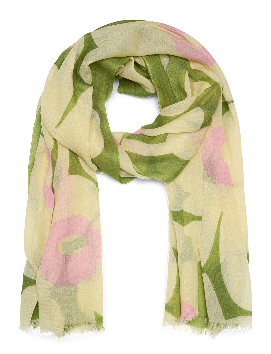 Marimekko - FIORE UNIKKO - modetrends - off white, green, light pink - 0