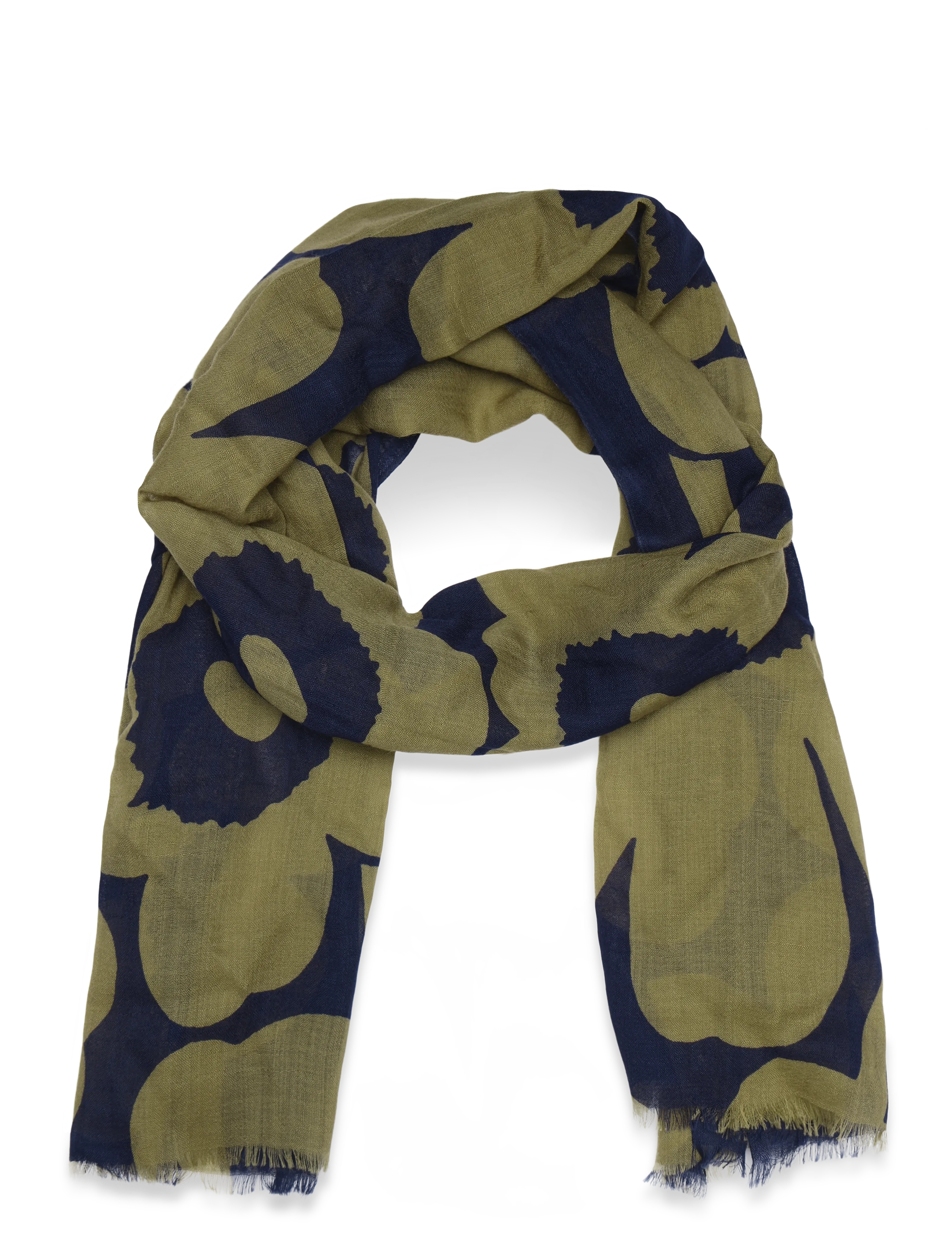 Marimekko FIORE UNIKKO - Accessoires - OLIVE GREEN, DARK BLUE / khaki/green