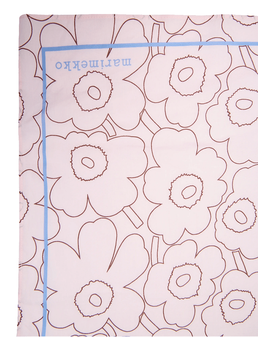 Marimekko - PESOFATI PIIRTO UNIKKO - lightweight scarves - light pink, brown, light blue - 1