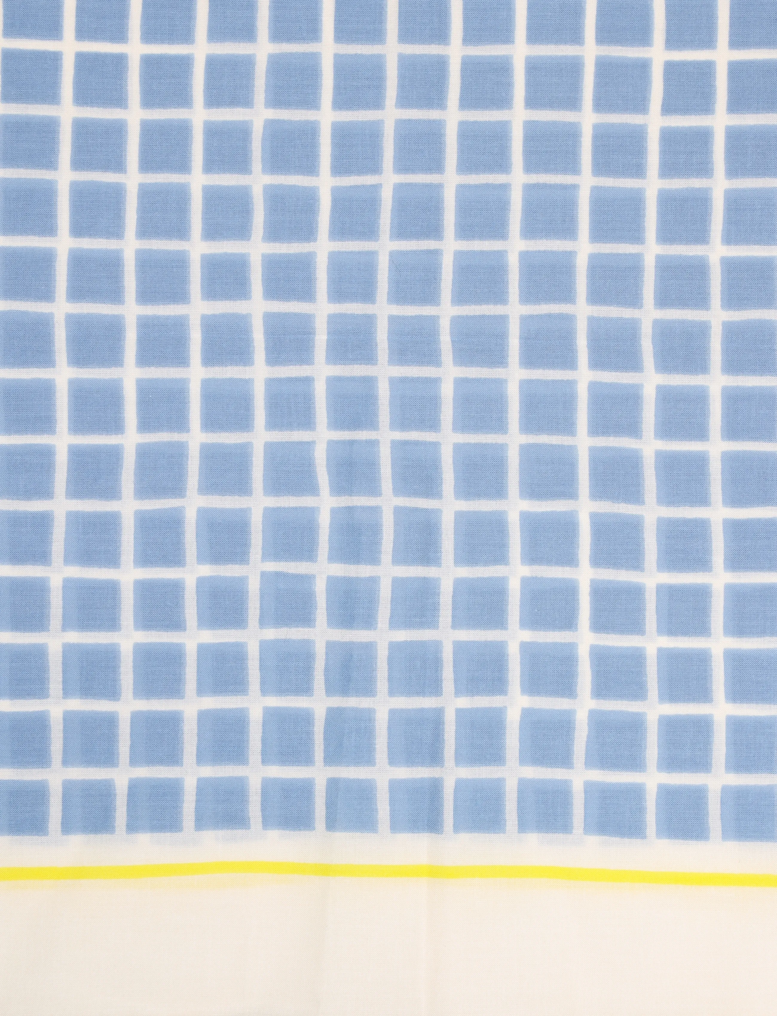 Marimekko - PESOFATI PIKKU RUUTU - light blue, off white, yellow - 3