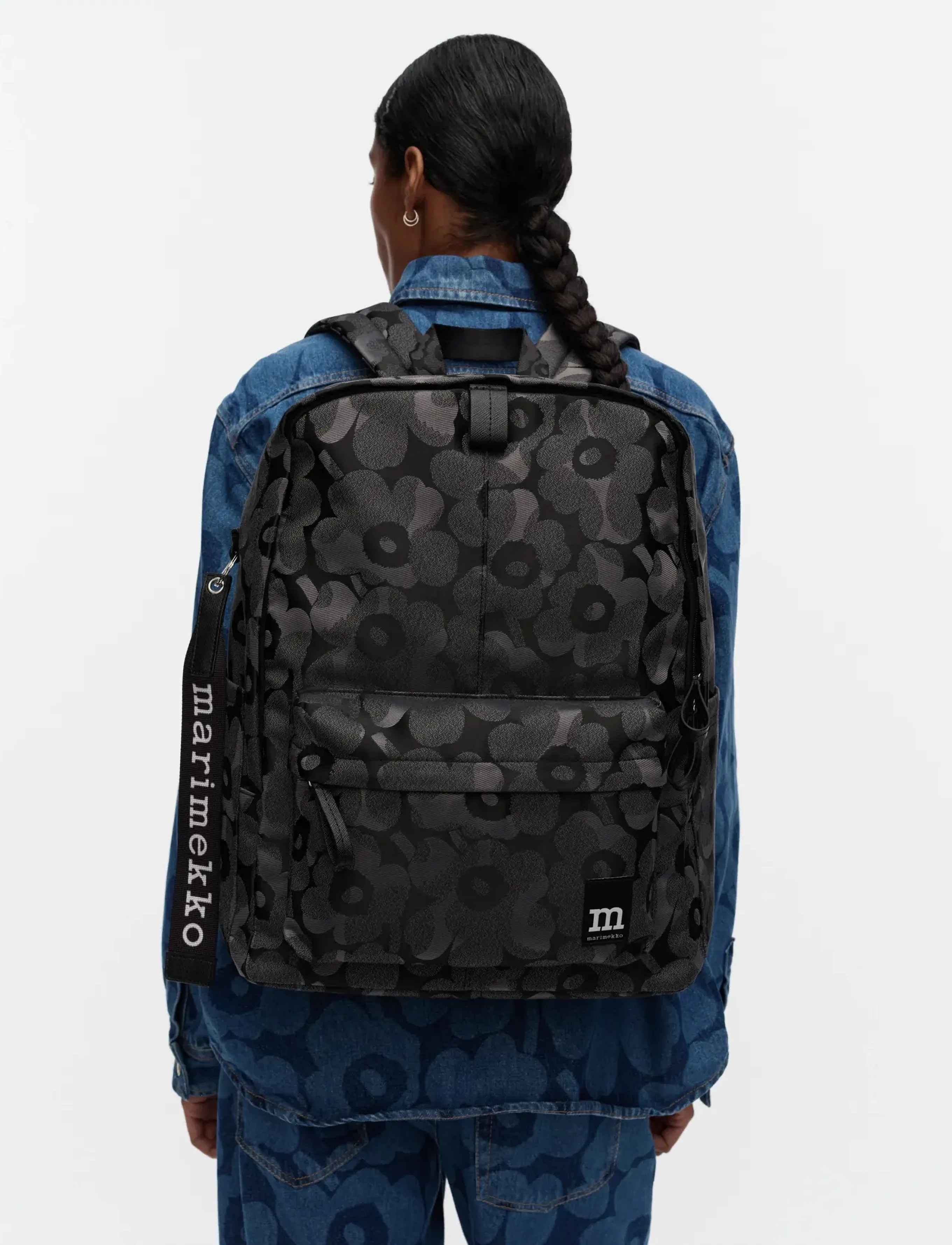 Marimekko Zip Top Backpack Unikko, One Size, Bags, Grau - Backpacks, Frauen