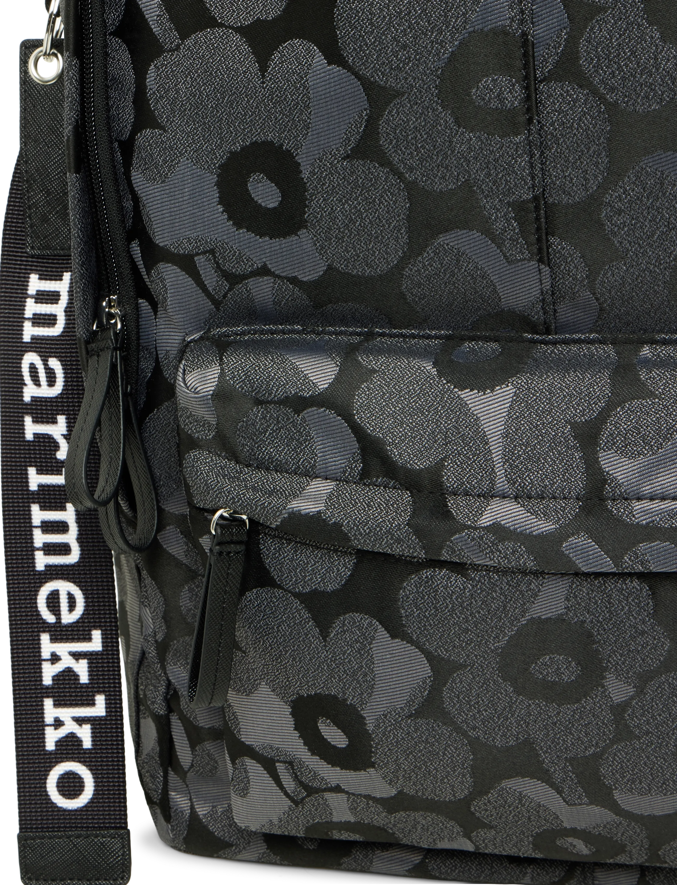 Marimekko - ZIP TOP BACKPACK UNIKKO - grey, dark grey - 4