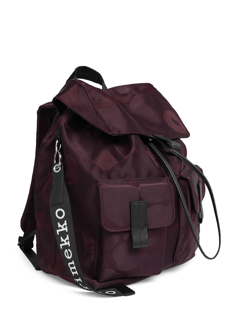 Marimekko - EVERYTHING BACKPACK L UNIKKO - modetrender - wine red, dark wine - 3