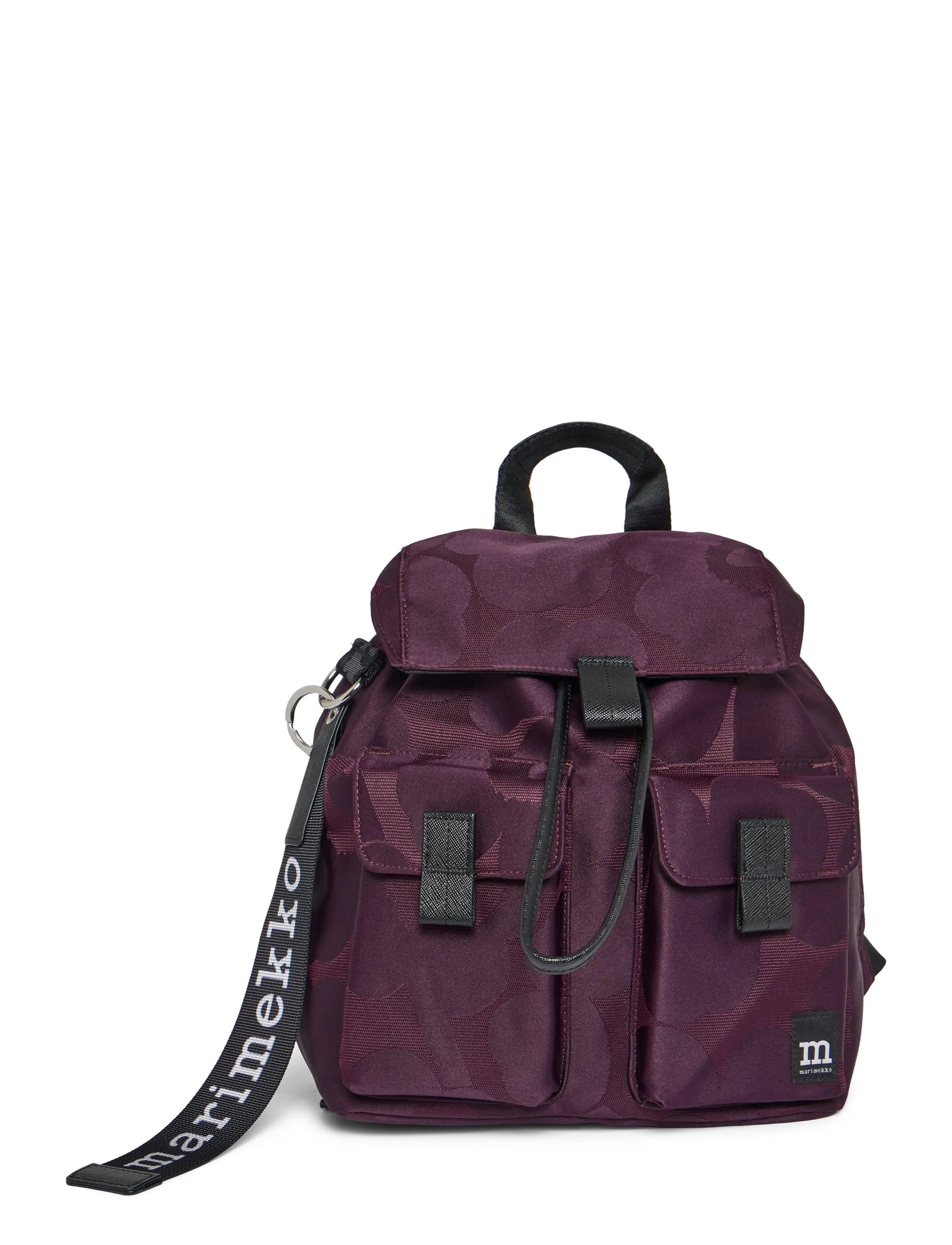 Marimekko EVERYTHING BACKPACK M UNIKKO - Rucksäcke - WINE RED, DARK WINE / burgundy