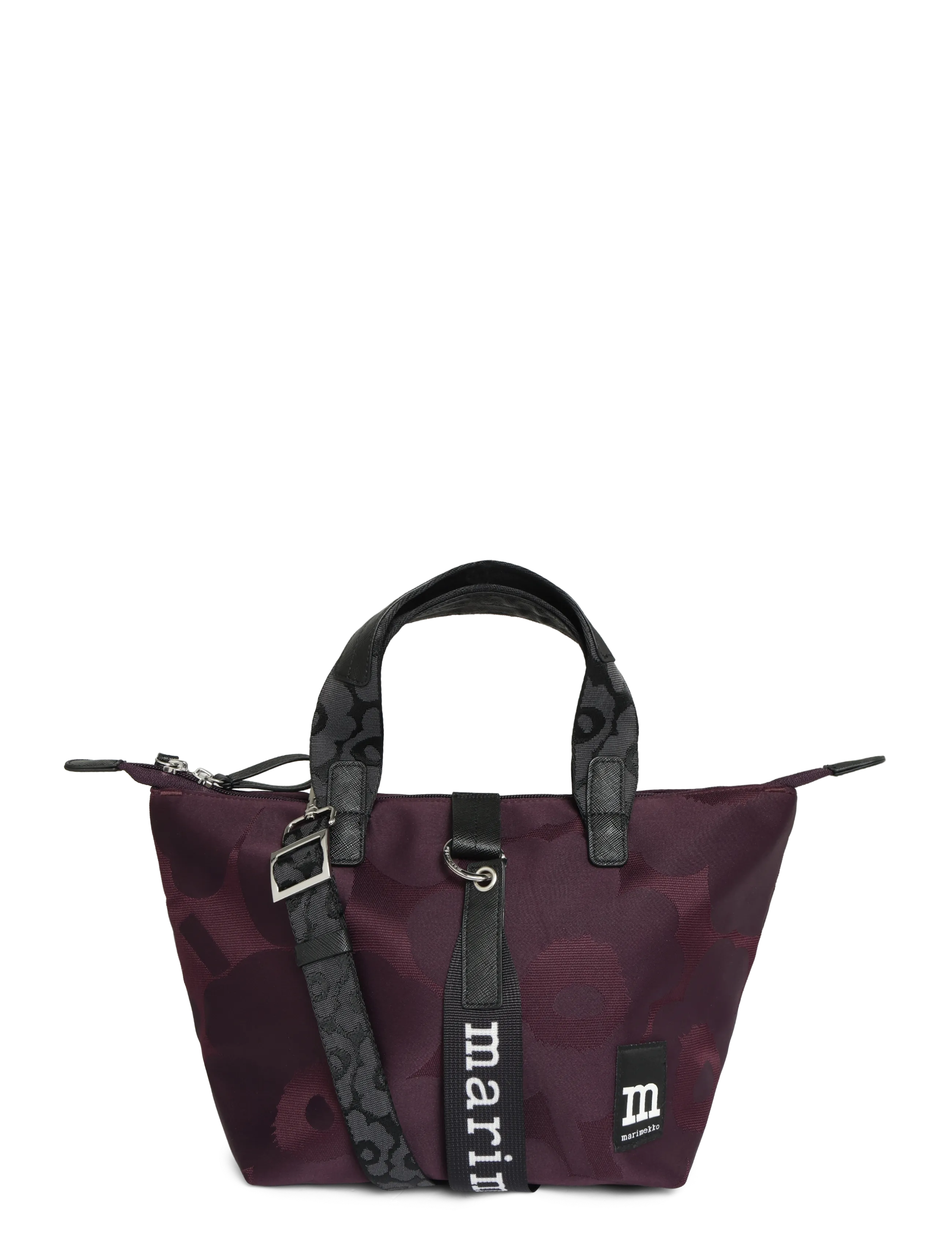 Marimekko TOTE S UNIKKO - Umhängetaschen - WINE RED, DARK WINE / burgundy