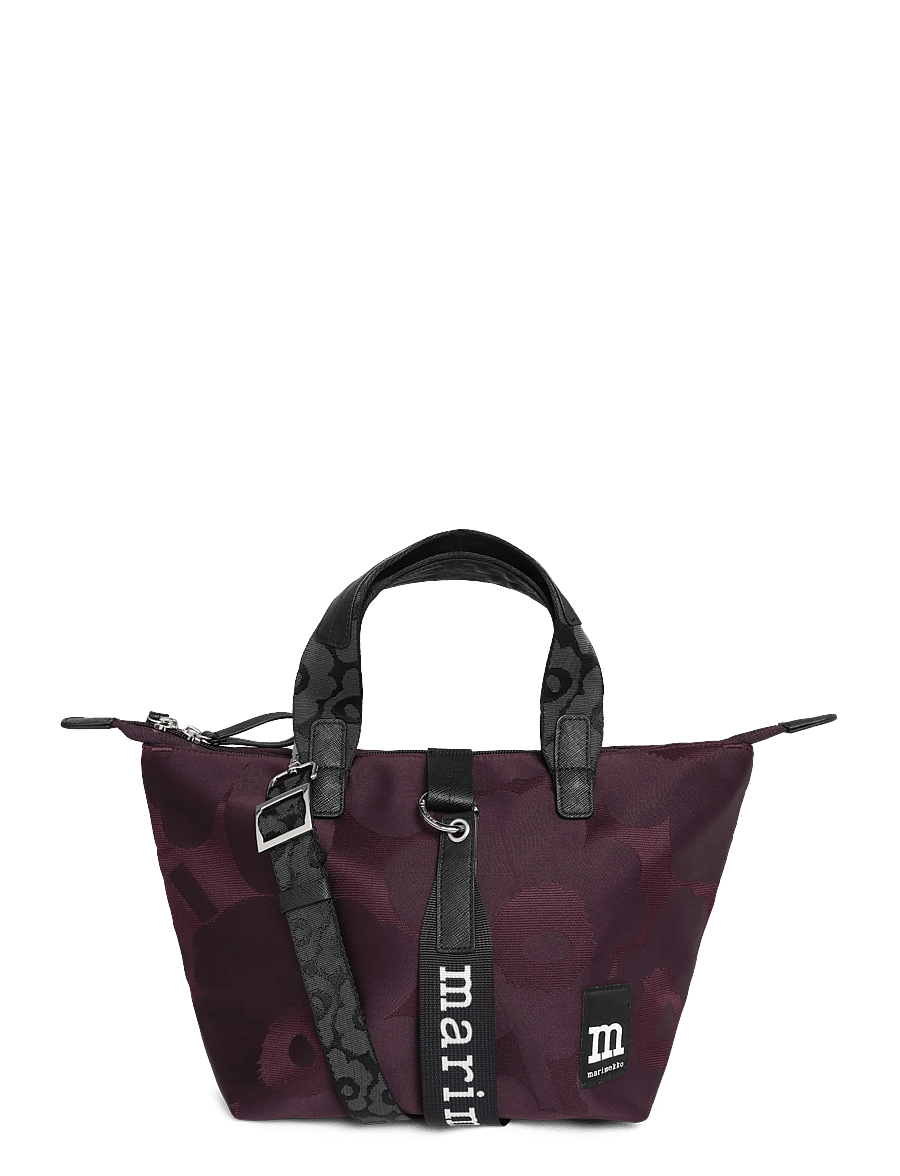 Marimekko - TOTE S UNIKKO - tote bags - wine red, dark wine - 1