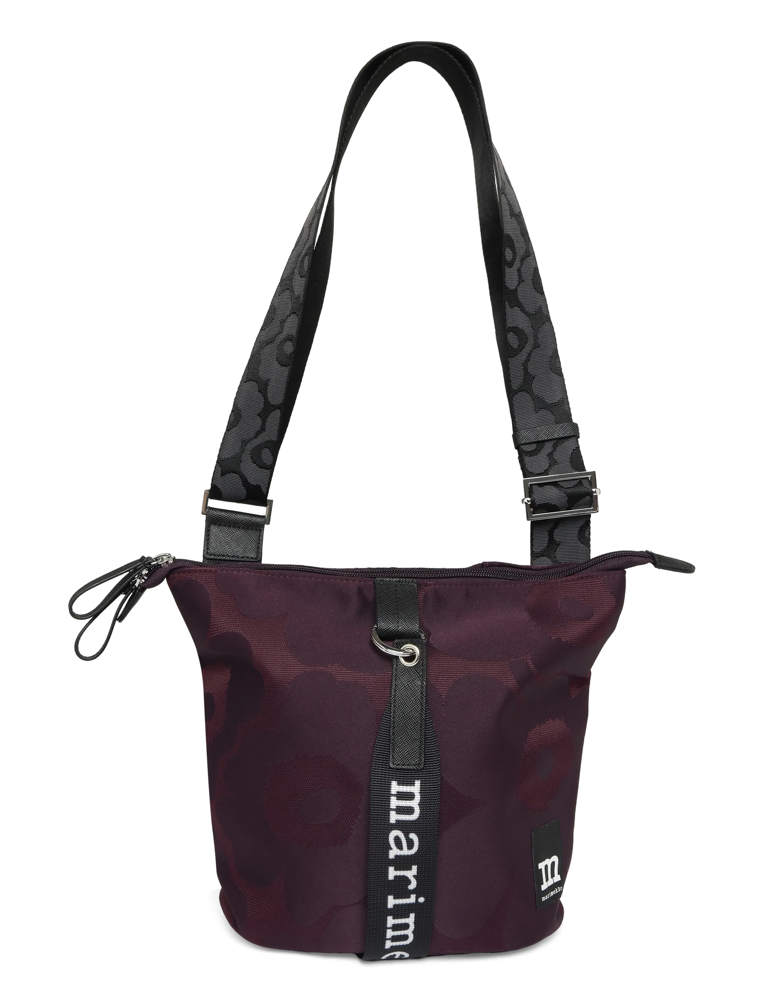 Marimekko CARRY ALL UNIKKO - Umhängetaschen - WINE RED, DARK WINE / burgundy
