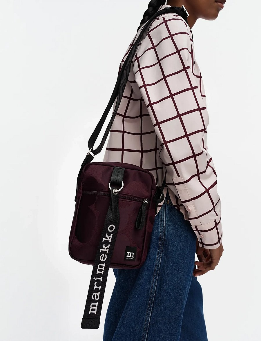 Marimekko - CAMERA BAG UNIKKO - technische & hilfreiche accessoires - wine red, dark wine - 0