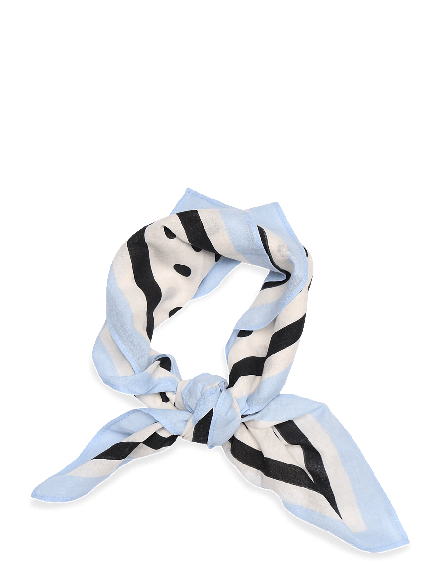 Marimekko - ASTRILLI PALLO - tynde tørklæder - off white, black, light blue - 1