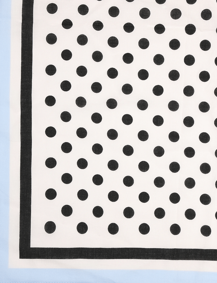 Marimekko - ASTRILLI PALLO - tynde tørklæder - off white, black, light blue - 3