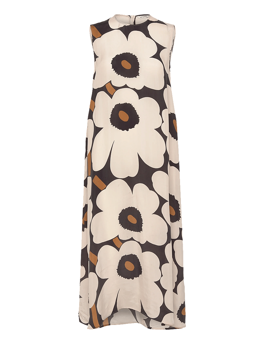 Marimekko - MIGOT UNIKKO - maxi dresses - light beige, black, brown - 1