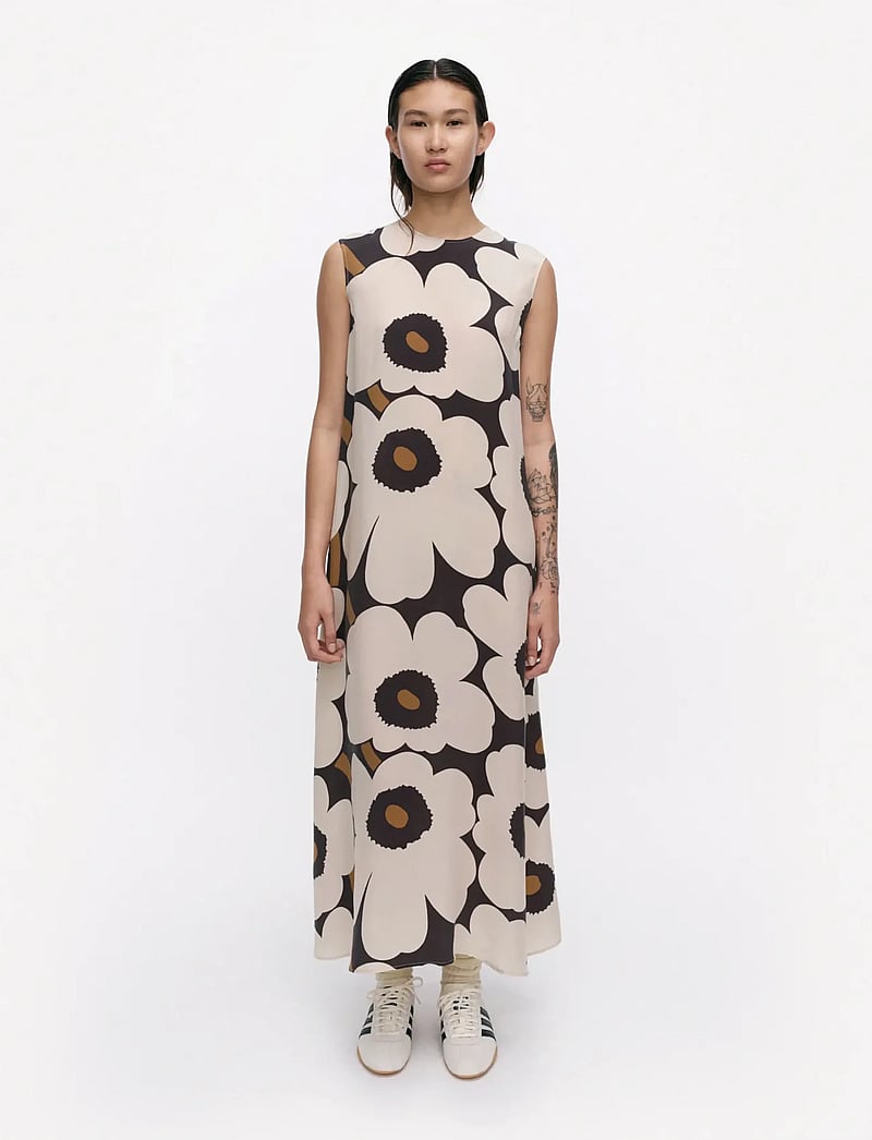 Marimekko - MIGOT UNIKKO - maxiklänningar - light beige, black, brown - 0