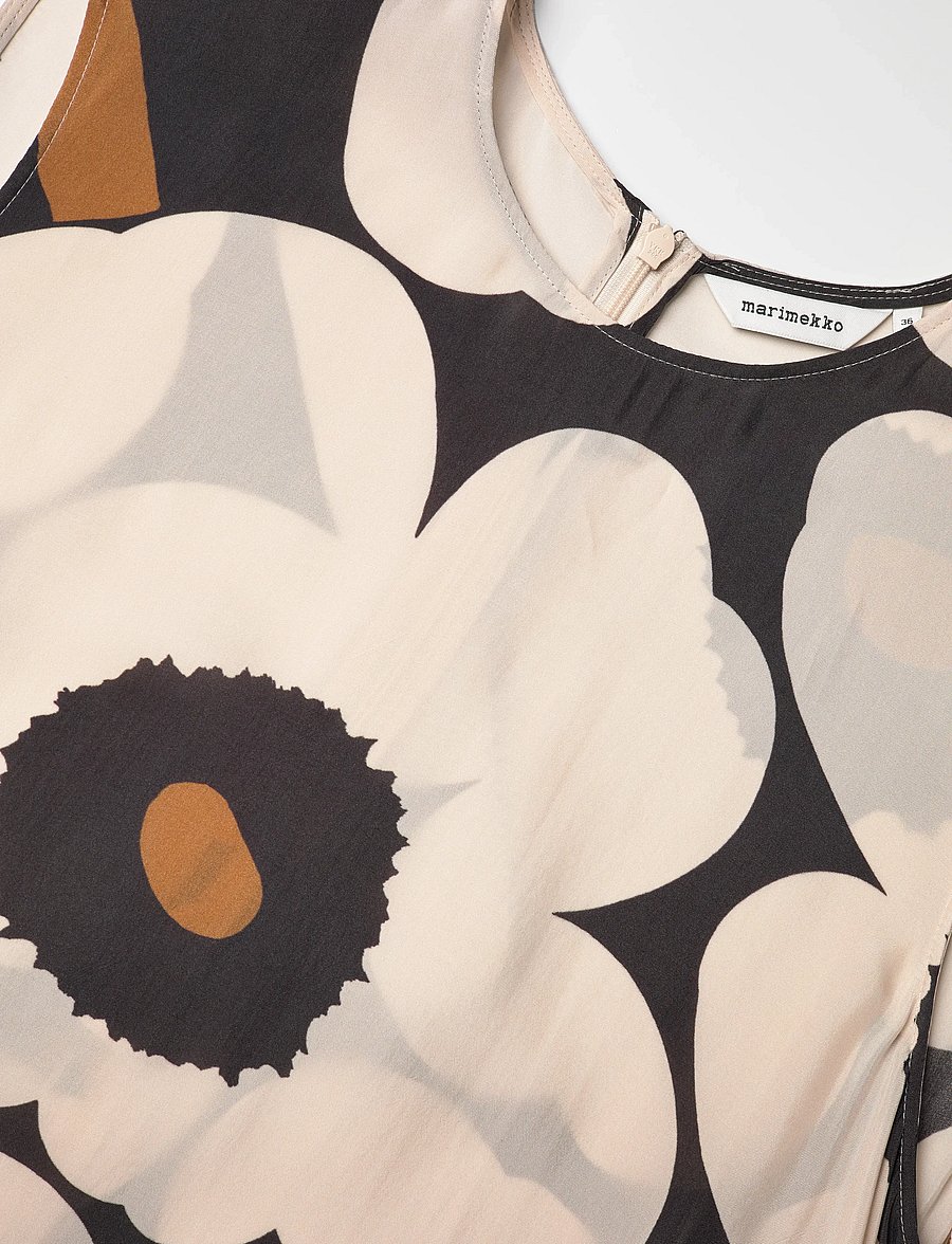 Marimekko - MIGOT UNIKKO - maxi dresses - light beige, black, brown - 4