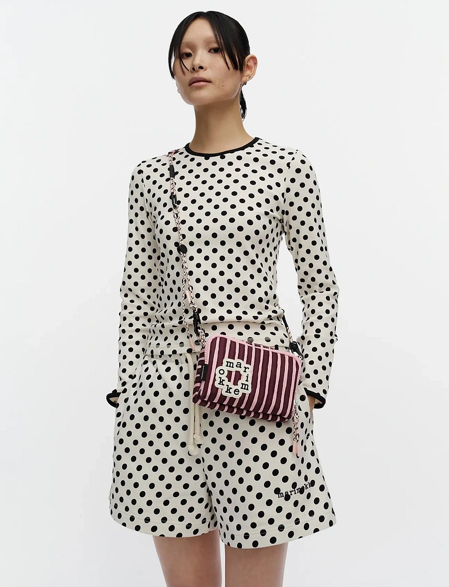 Marimekko - ILOISA PICCOLO - moetrendid - dark purple, light pink - 0
