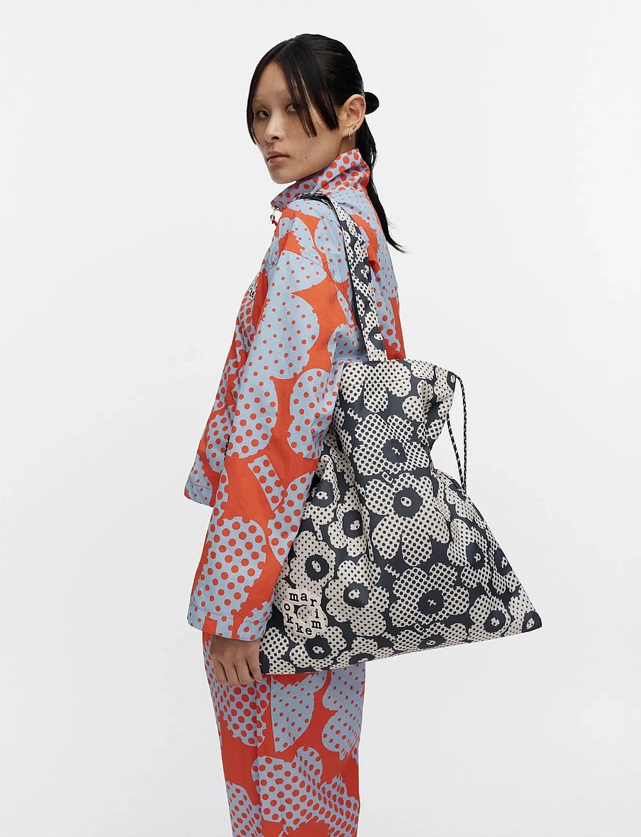 Marimekko - METKA MINI UNIKKO - ostukotid - dark grey, off white - 0