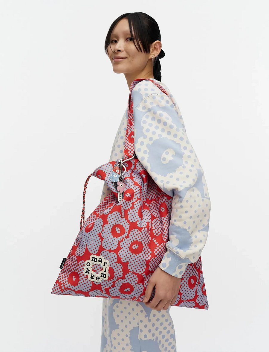 Marimekko - METKA MINI UNIKKO - shoppere - red, light blue - 0