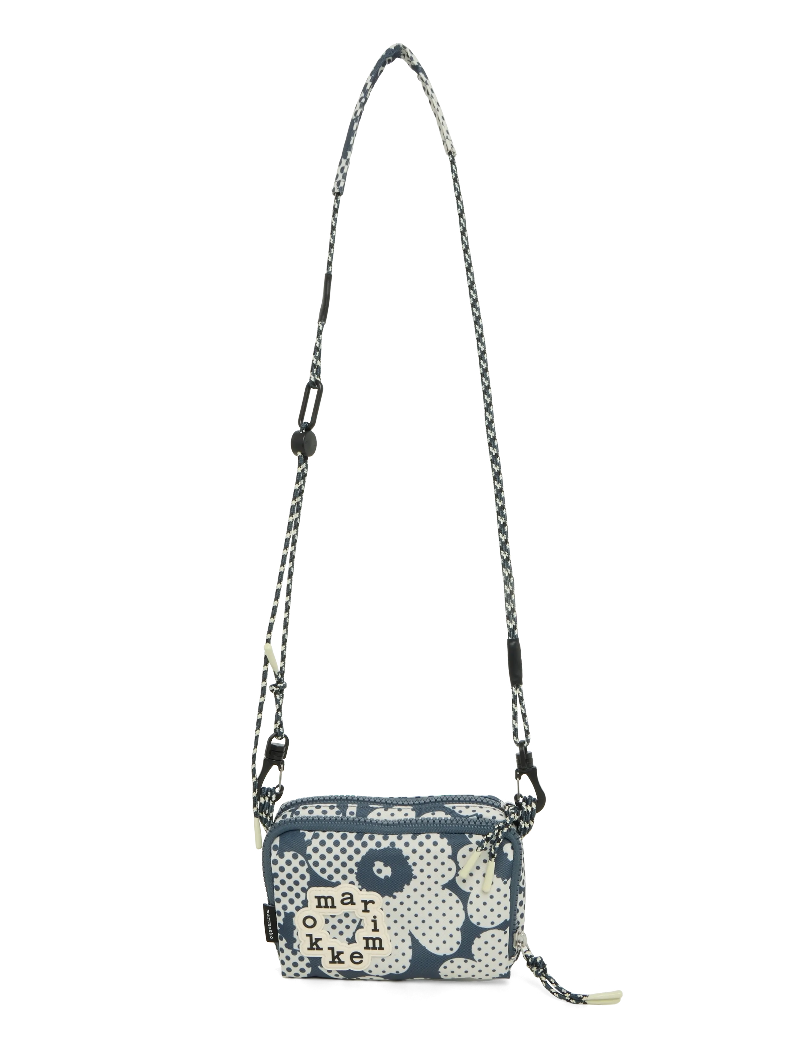 Marimekko ILOISA UNIKKO - Sommer i byen - DARK GREY, OFF WHITE / grey
