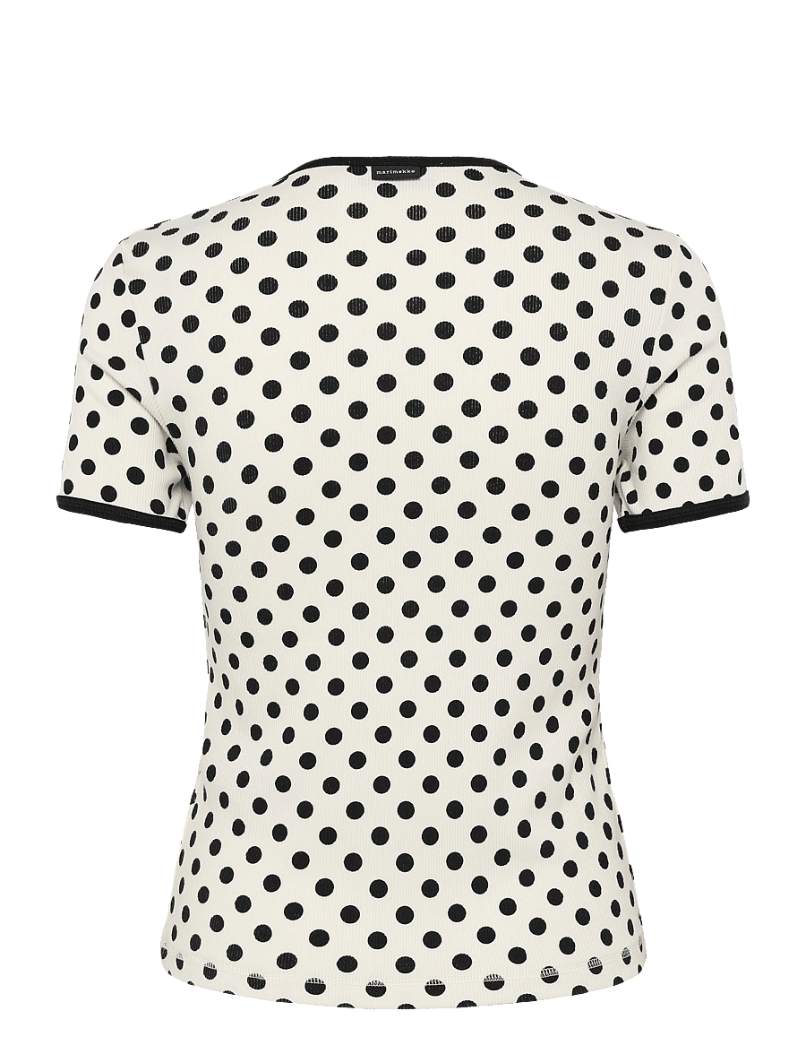 Marimekko - KUKKEA PALLO - t-shirts - off white, black - 2