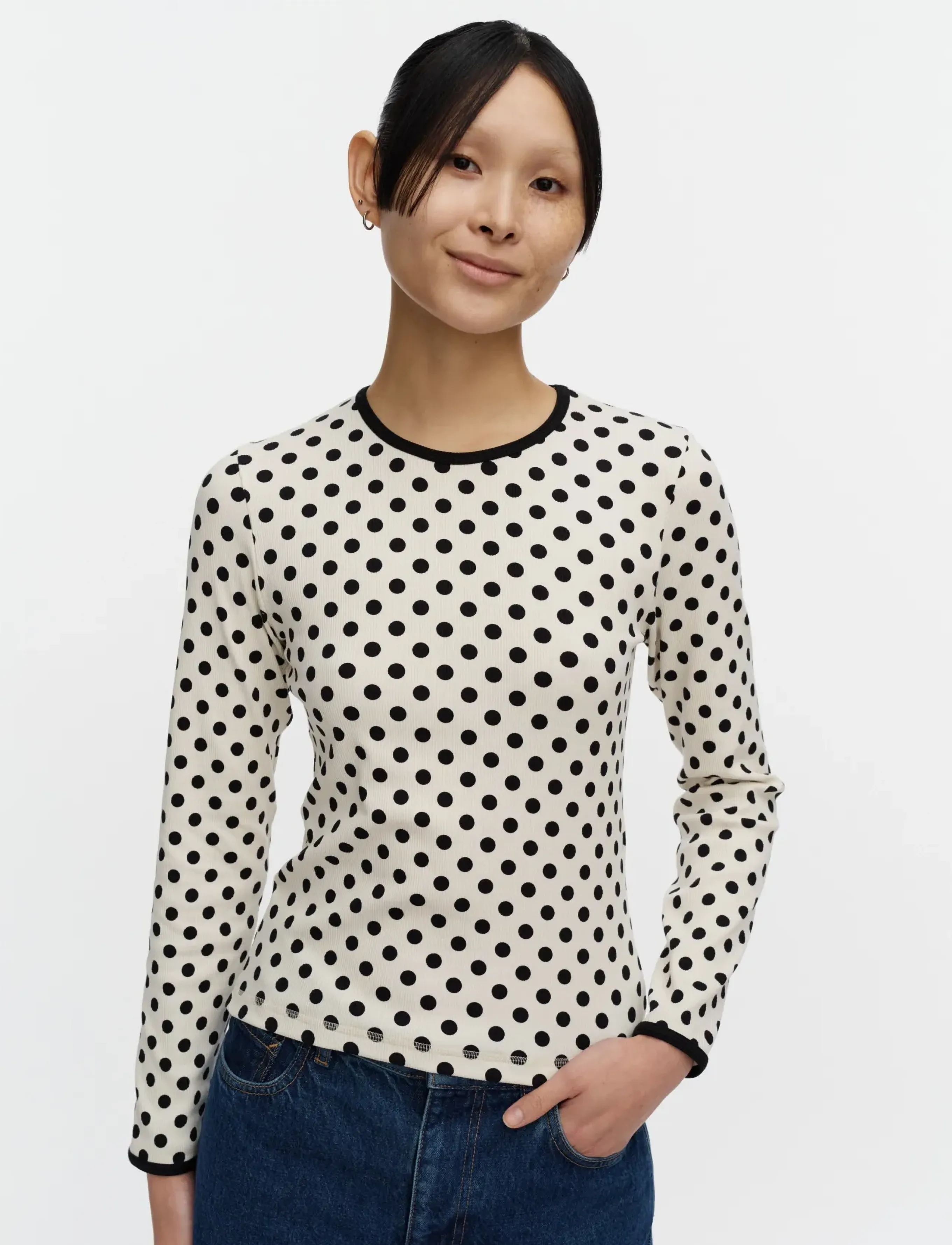 Marimekko - LIPUA PALLO - off white, black - 3