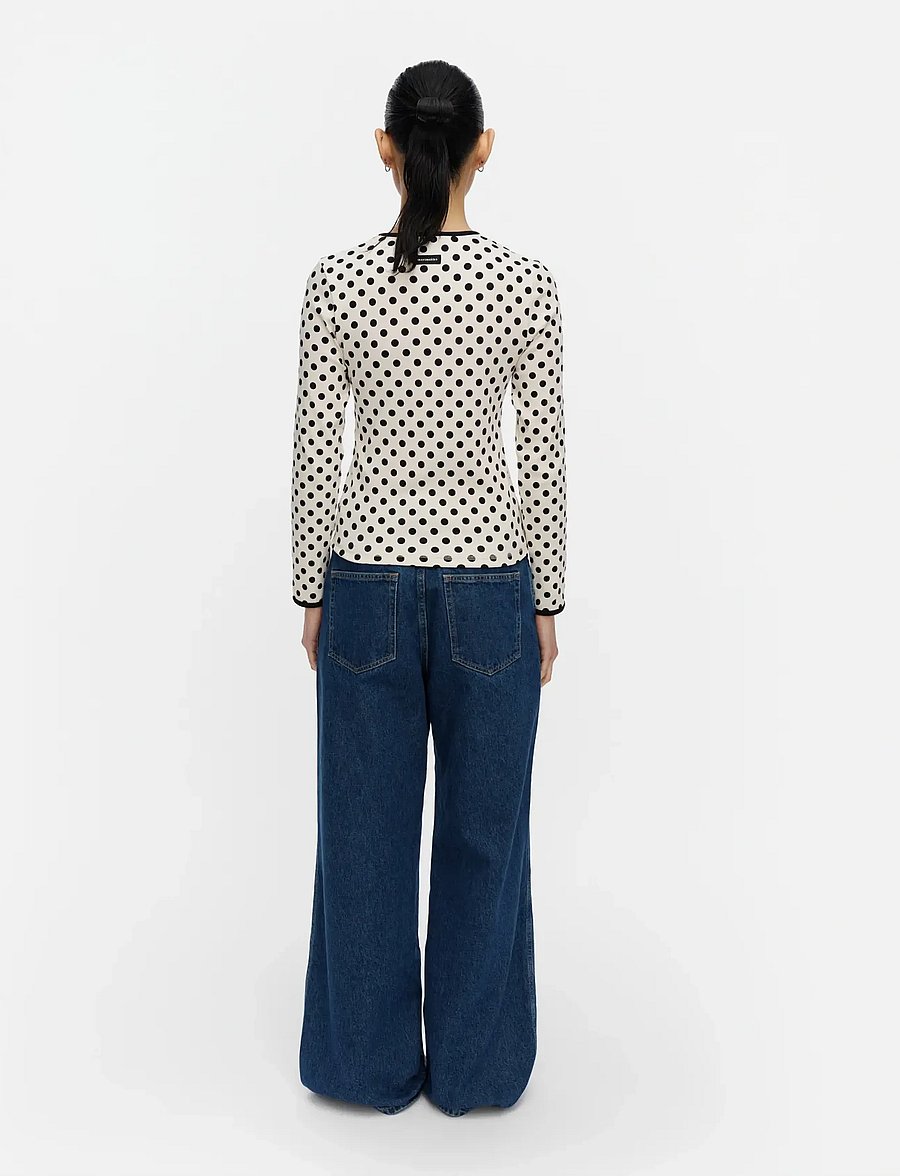 Marimekko - LIPUA PALLO - pullover - off white, black - 4