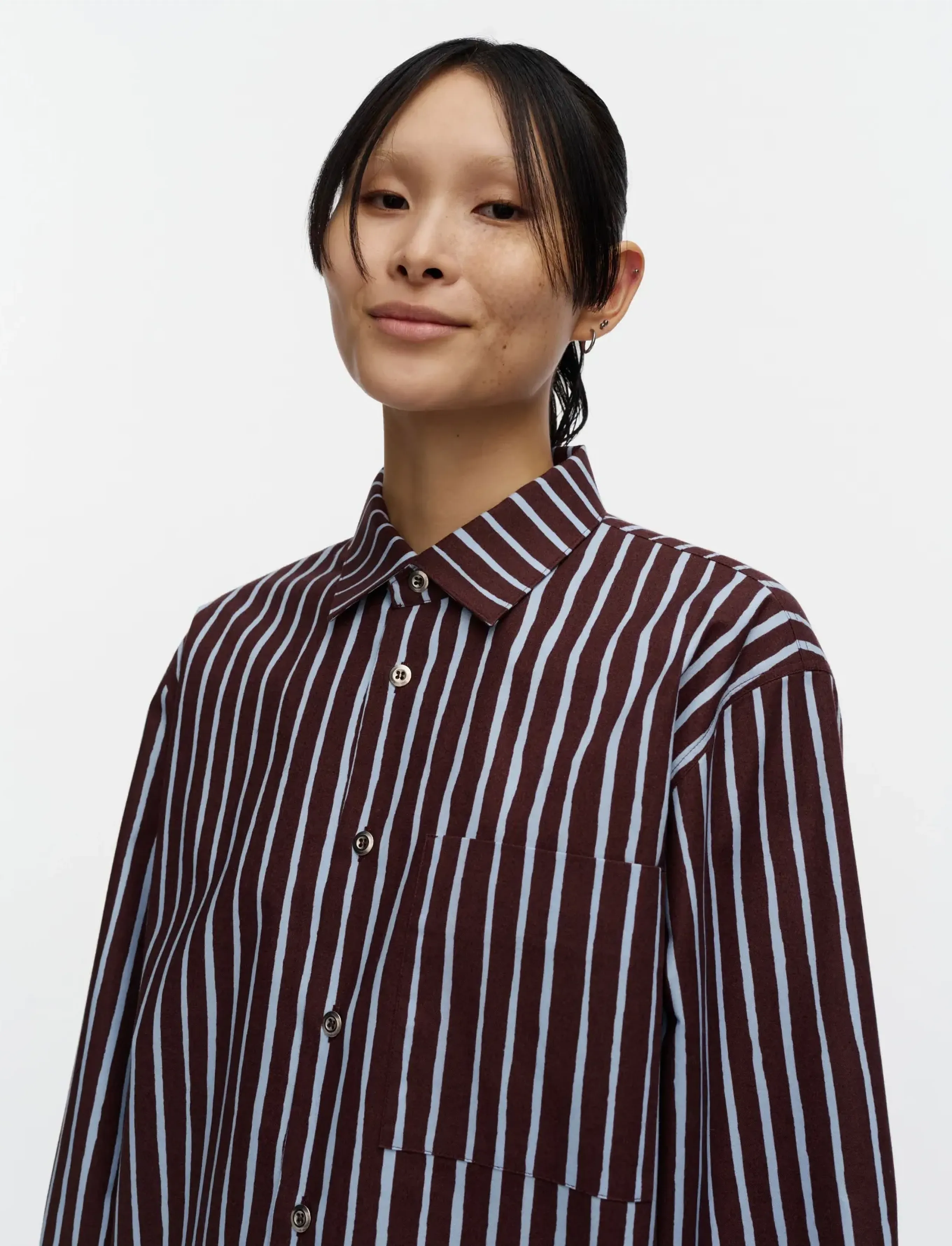 Marimekko - JOKAPOIKA 2026 - langärmlige hemden - brown, light blue - 3