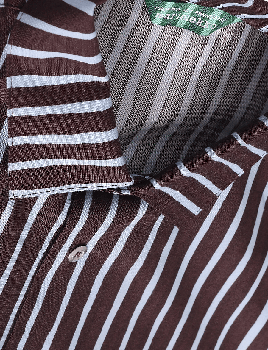 Marimekko - JOKAPOIKA 2026 - langärmlige hemden - brown, light blue - 5