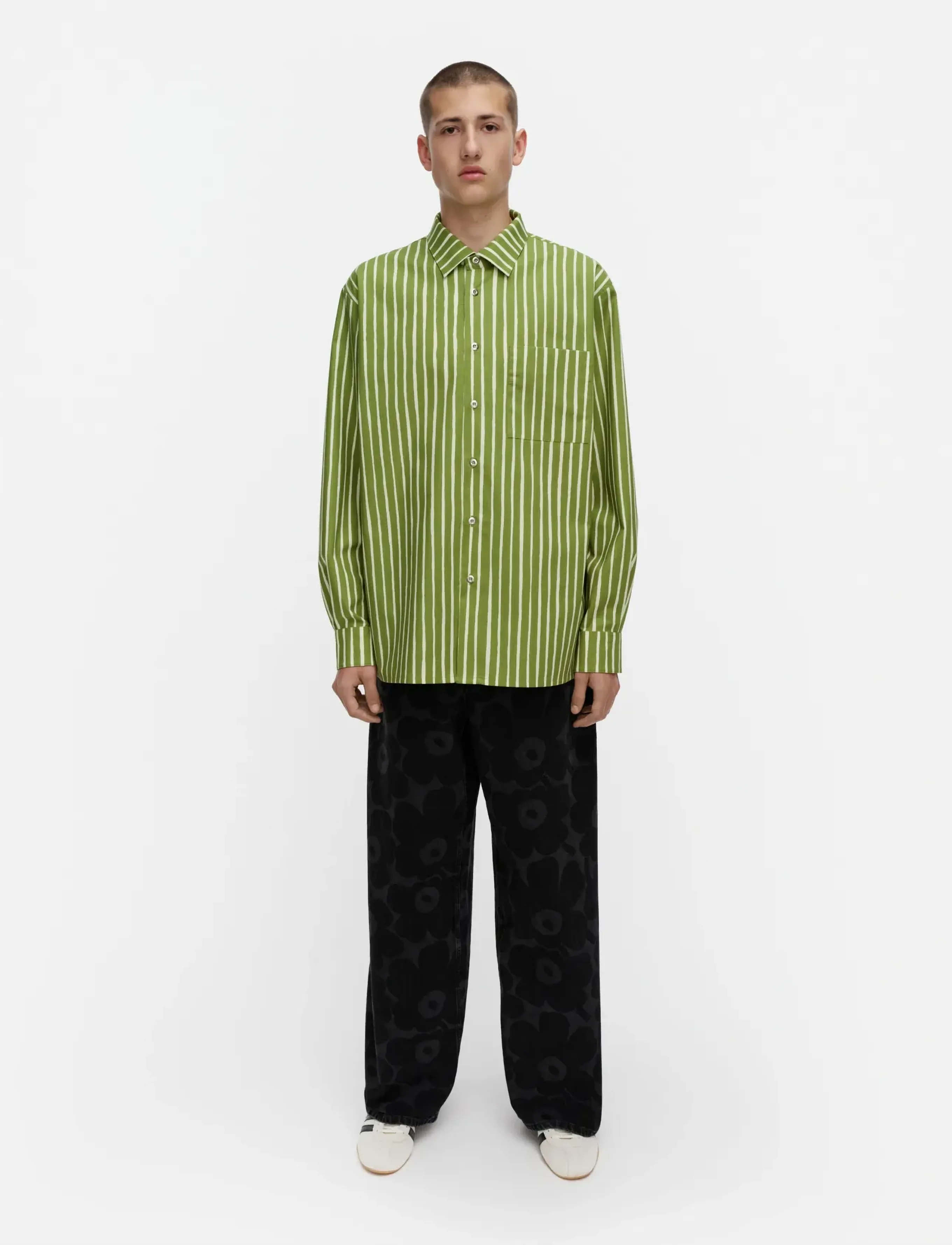 Marimekko Jokapoika 2026, XXL, Shirts, Grün - Long-sleeved, Frauen