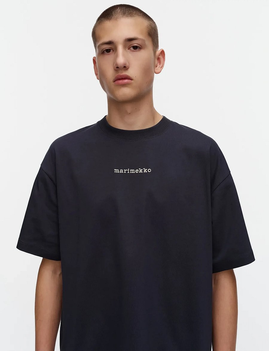 Marimekko - LIIKE LOGO PLACEMENT - t-särgid - dark navy, light yellow - 3