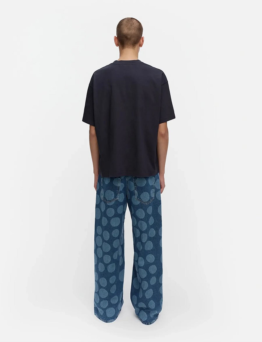 Marimekko - LIIKE LOGO PLACEMENT - t-särgid - dark navy, light yellow - 4