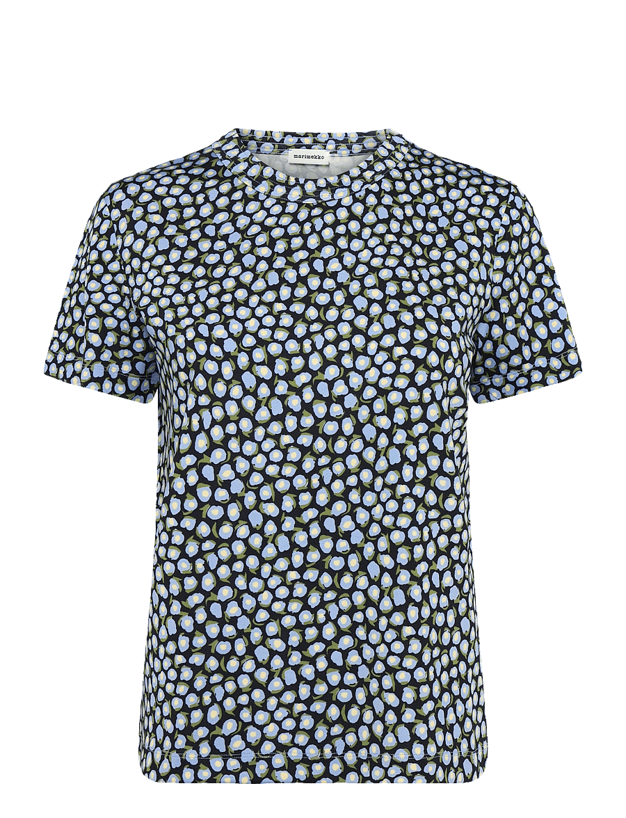 Marimekko - SYKKYRÄ PIKKU VIKURI - t-shirts - light blue, dark blue, green - 1