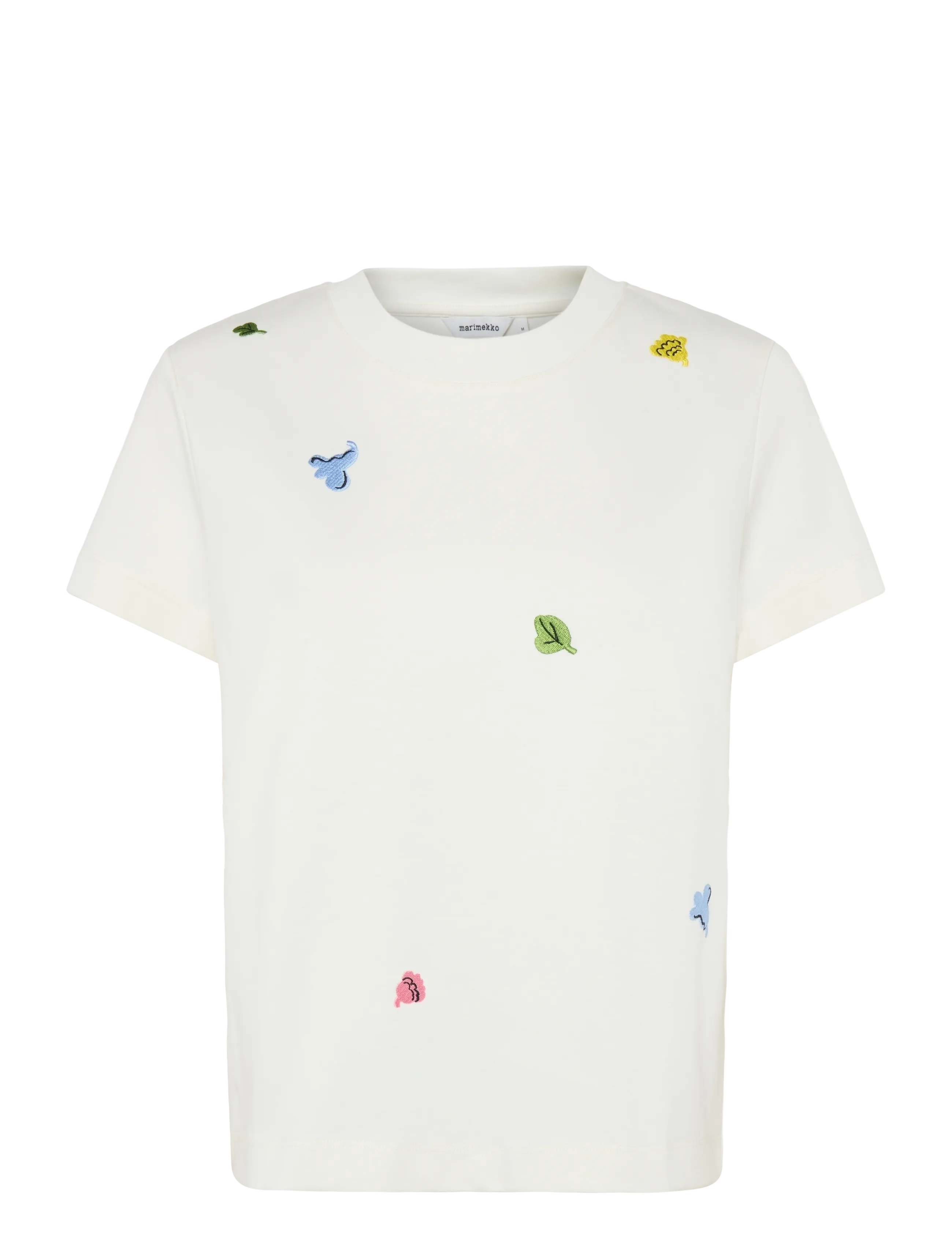Marimekko SEKAMELSKA KUKASTA KUKKAAN PLC - Kleidung - OFF WHITE, YELLOW, ROSE, GREEN / white