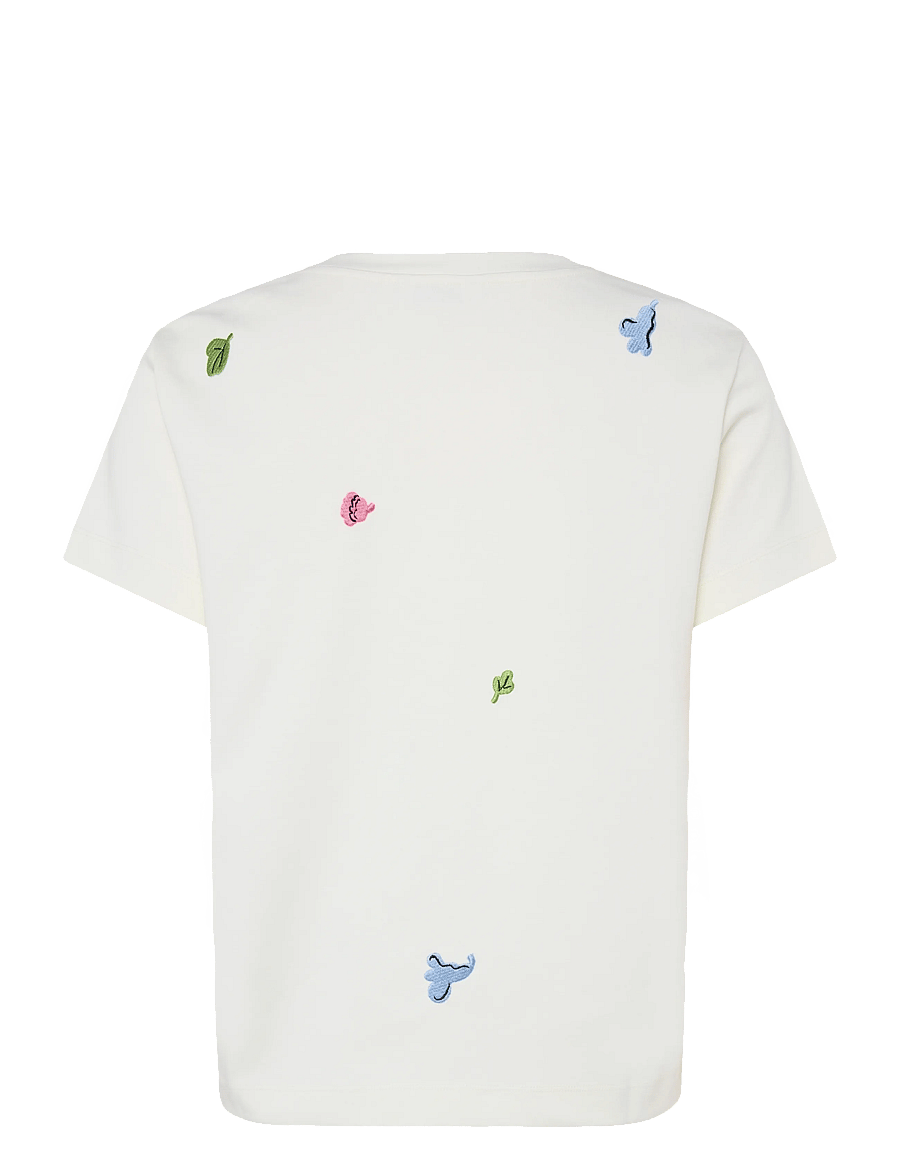 Marimekko - SEKAMELSKA KUKASTA KUKKAAN PLC - t-shirts - off white, yellow, rose, green - 2