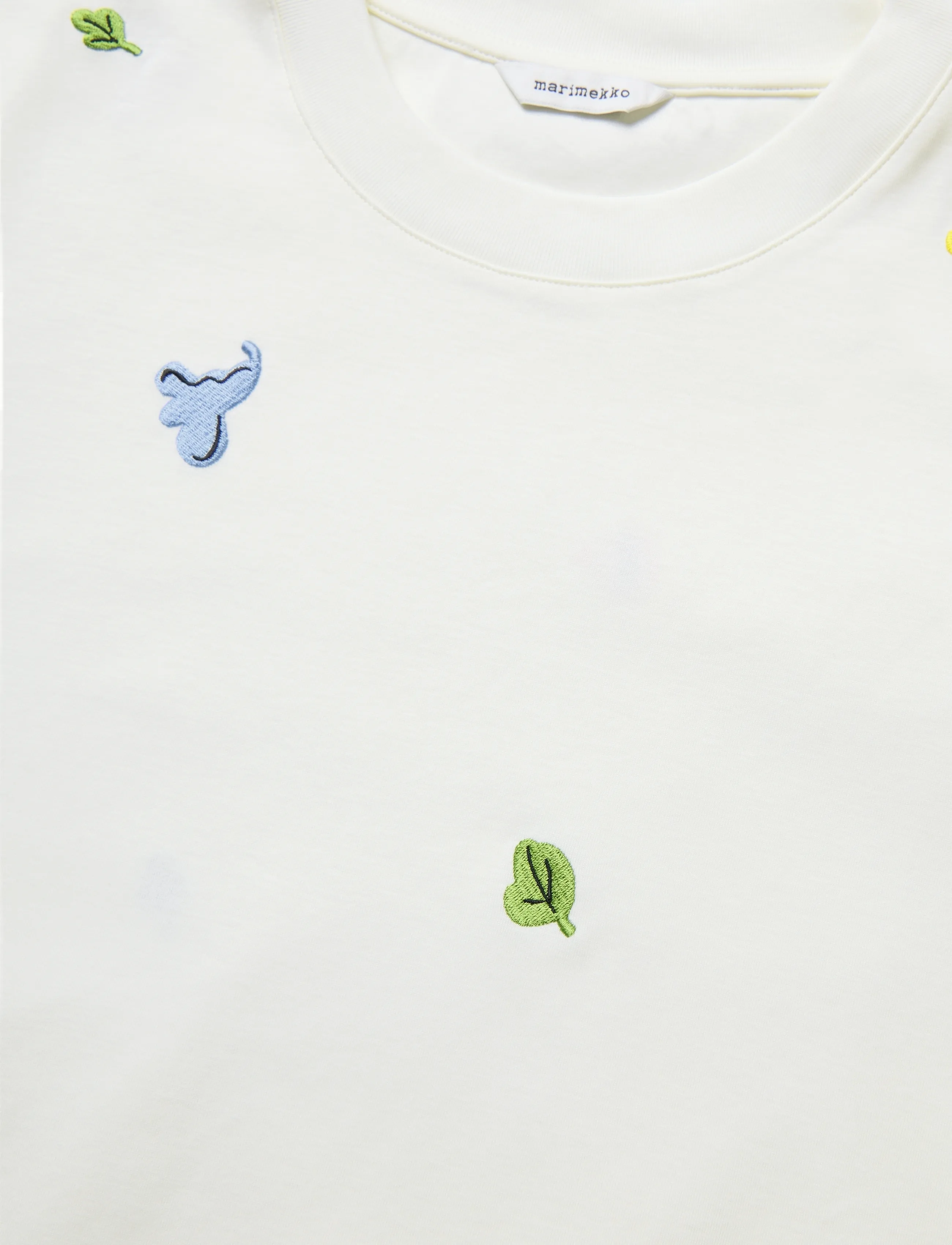 Marimekko - SEKAMELSKA KUKASTA KUKKAAN PLC - off white, yellow, rose, green - 5