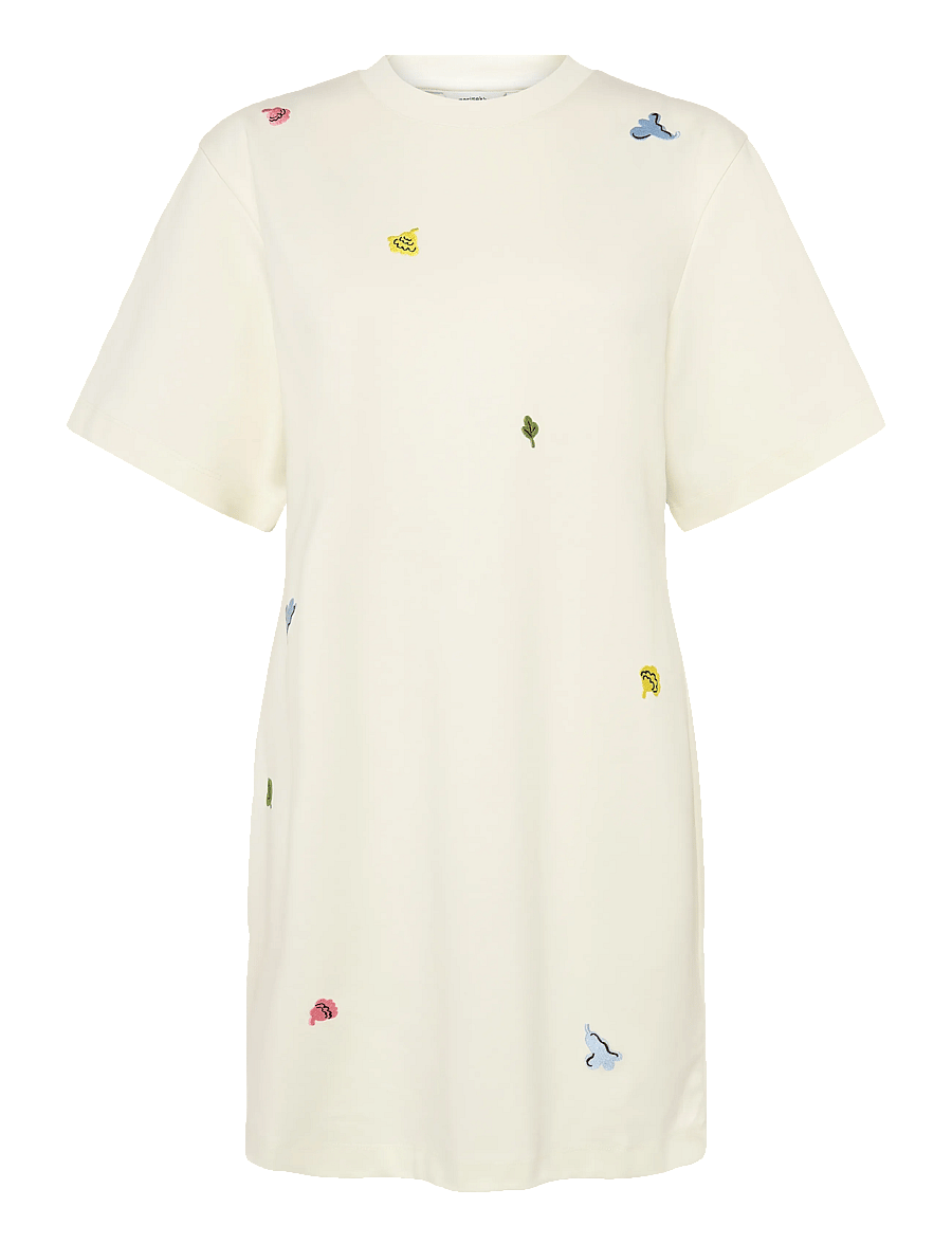 Marimekko - KUPLINTA KUKASTA KUKKAAN PLC - sommerkjoler - off white, yellow, rose, green - 1