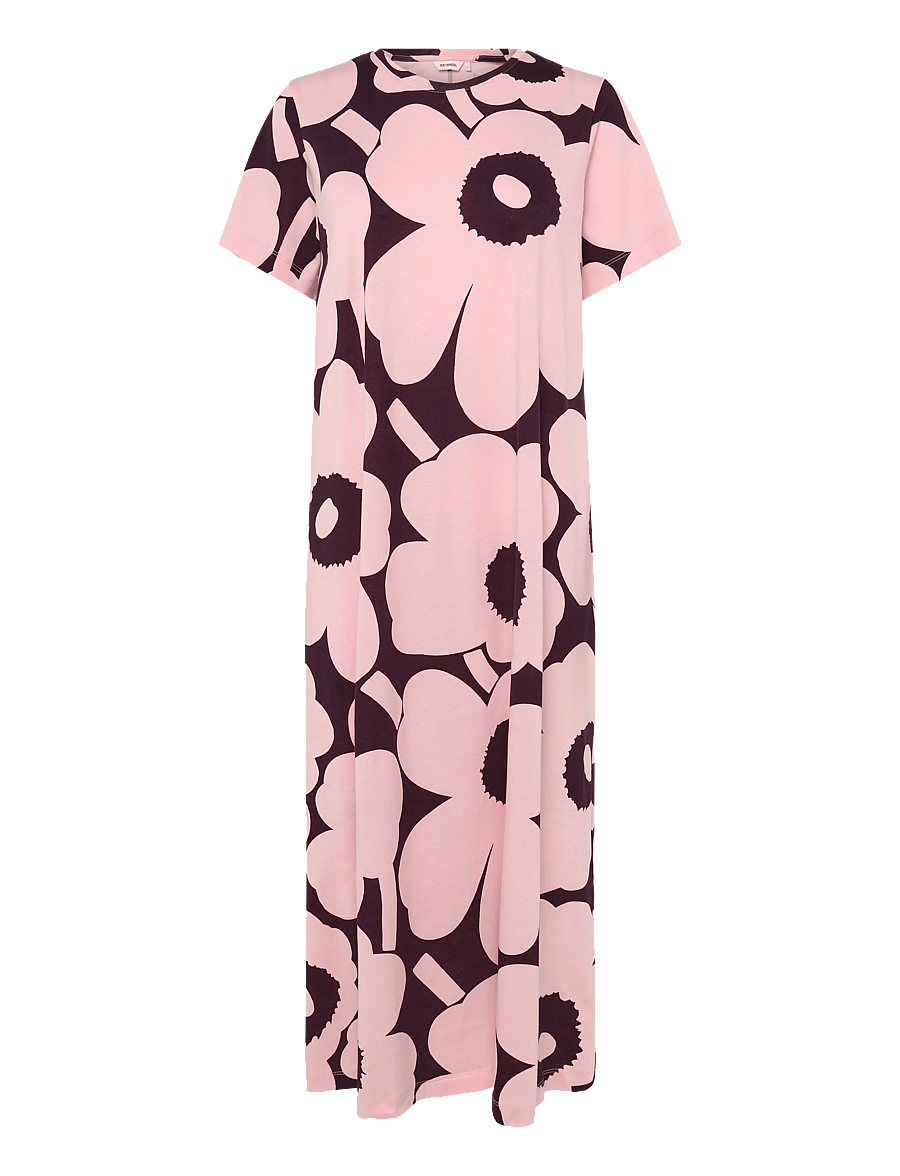 Marimekko - PISTEINEN UNIKKO - sommarklänningar - light pink, dark purple - 1