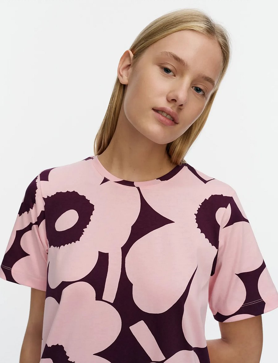Marimekko - PISTEINEN UNIKKO - suvekleidid - light pink, dark purple - 2