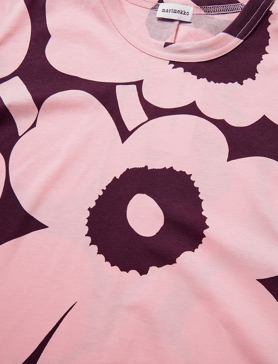 Marimekko - PISTEYTYS UNIKKO - t-shirts - light pink, dark purple - 5