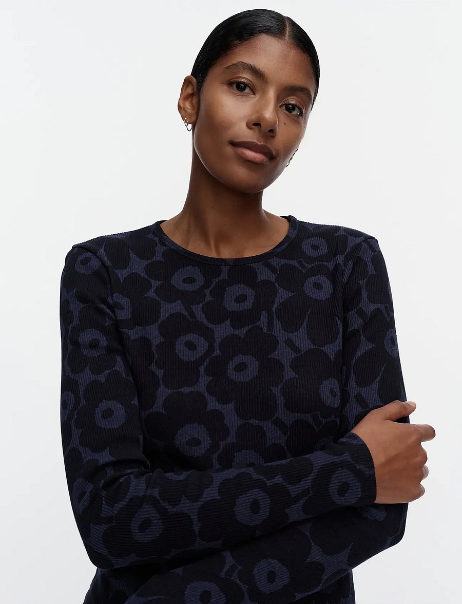 Marimekko - VAIHDE UNIKKO - kampsunid - dark blue, black - 3