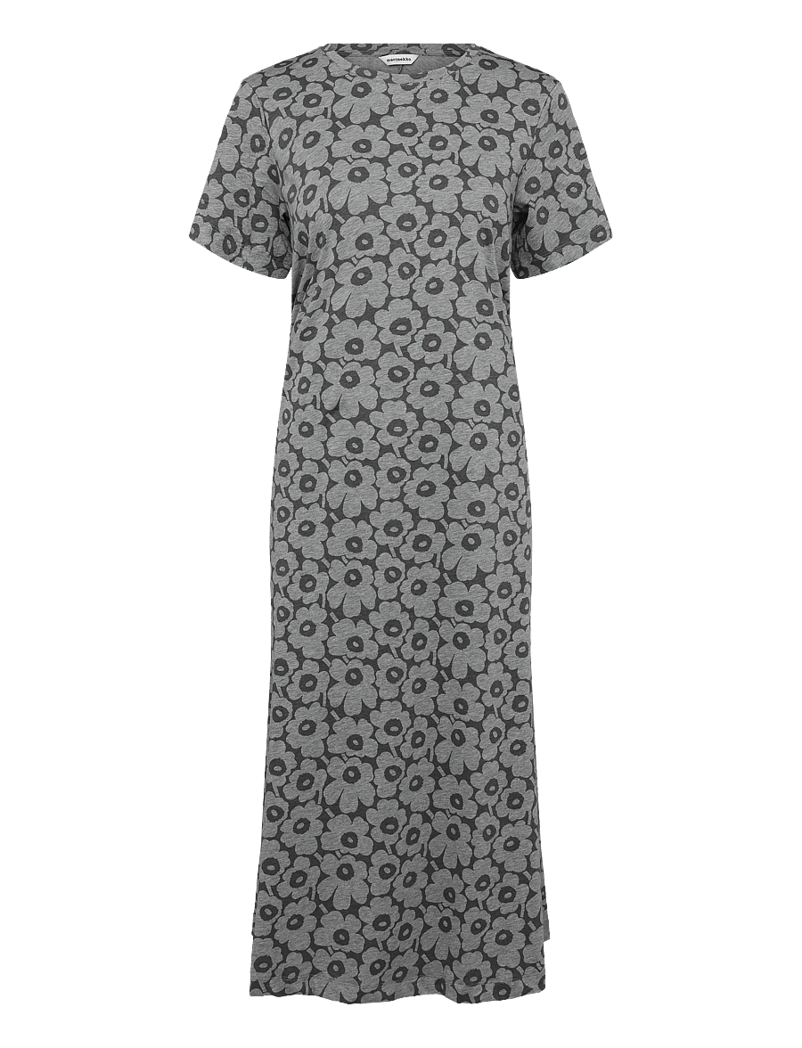 Marimekko - PISTEINEN UNIKKO - t-shirt dresses - grey melange, grey - 1