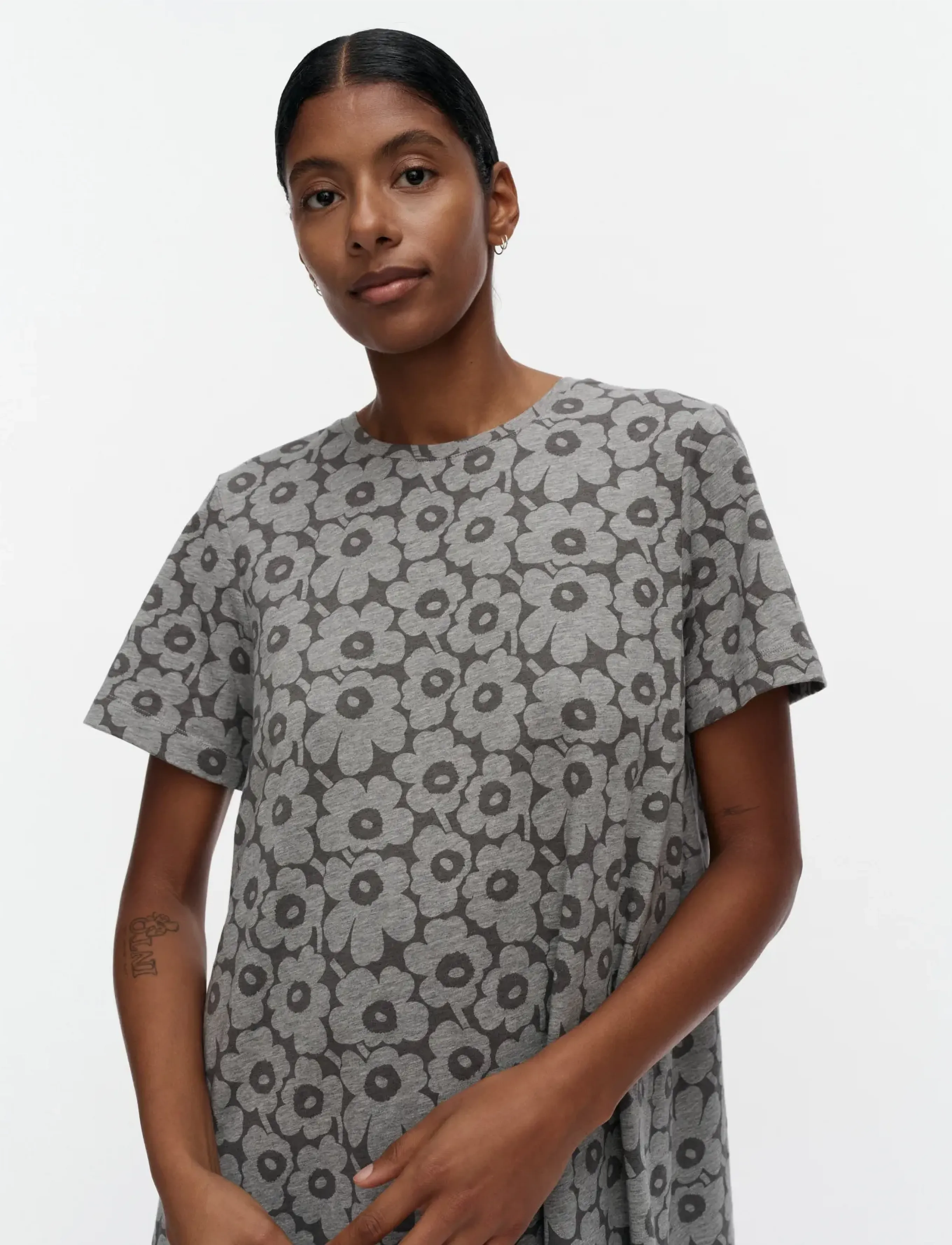 Marimekko - PISTEINEN UNIKKO - grey melange, grey - 3