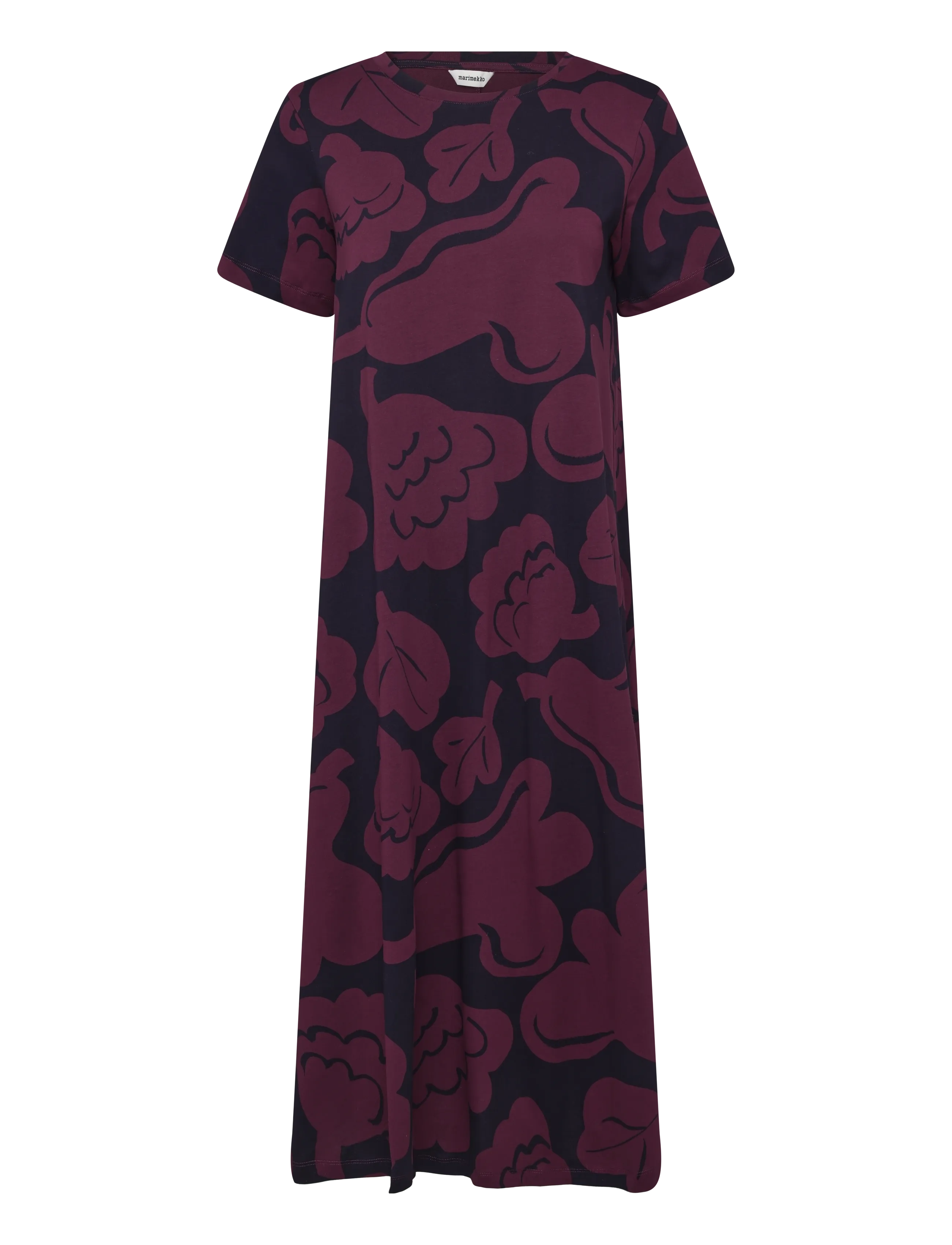Marimekko - PISTEINEN KUKASTA KUKKAAN - dark purple, dark navy - 1