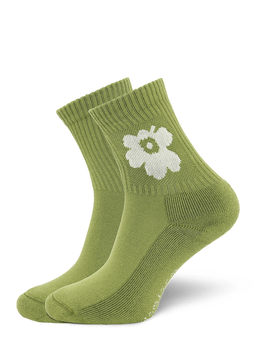 Marimekko - PUIKEA UNIKKO - almindelige strømper - green, off white - 0
