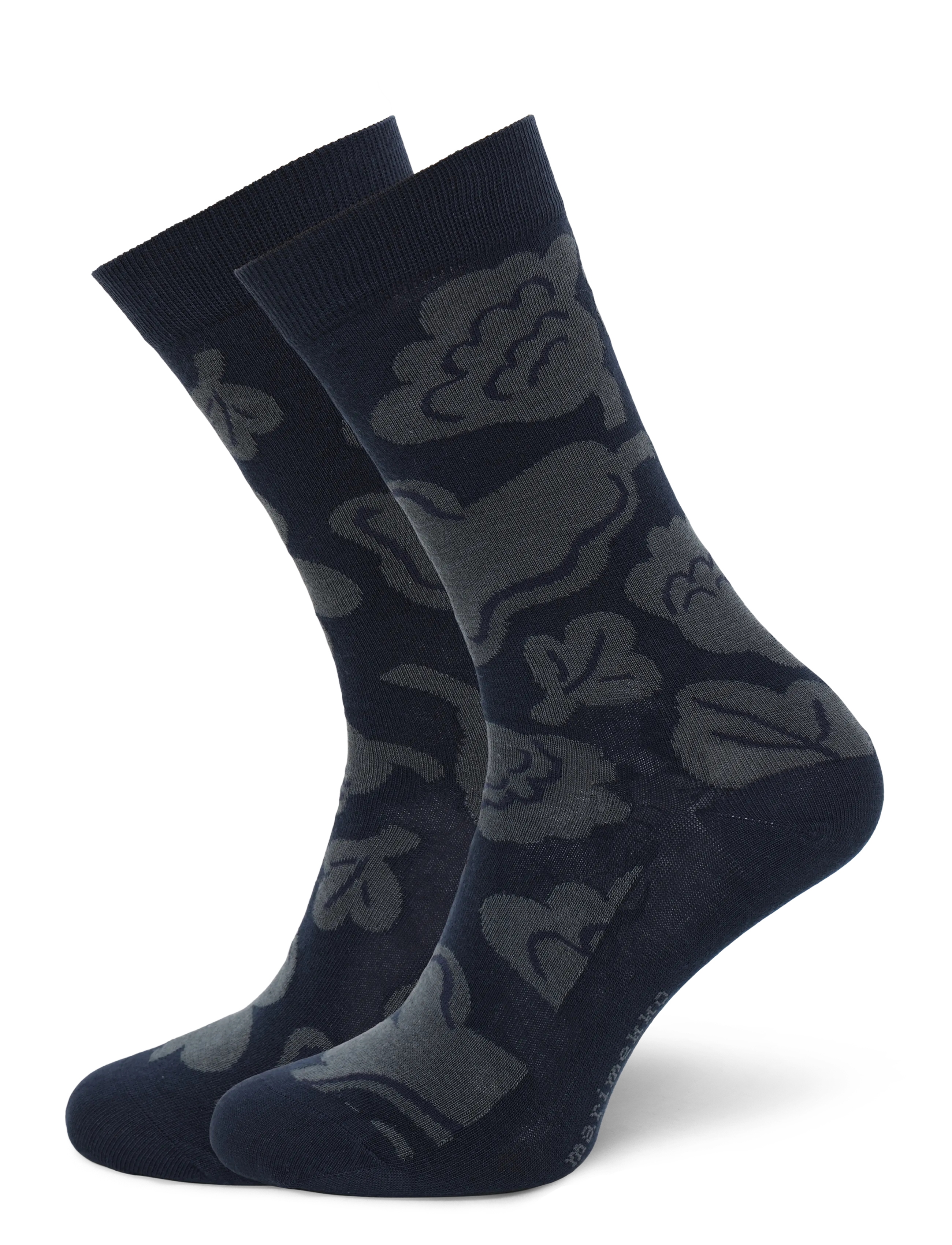 Marimekko LINJAUS KUKASTA KUKKAAN - Undertøj - DARK BLUE, DARK GREY / black