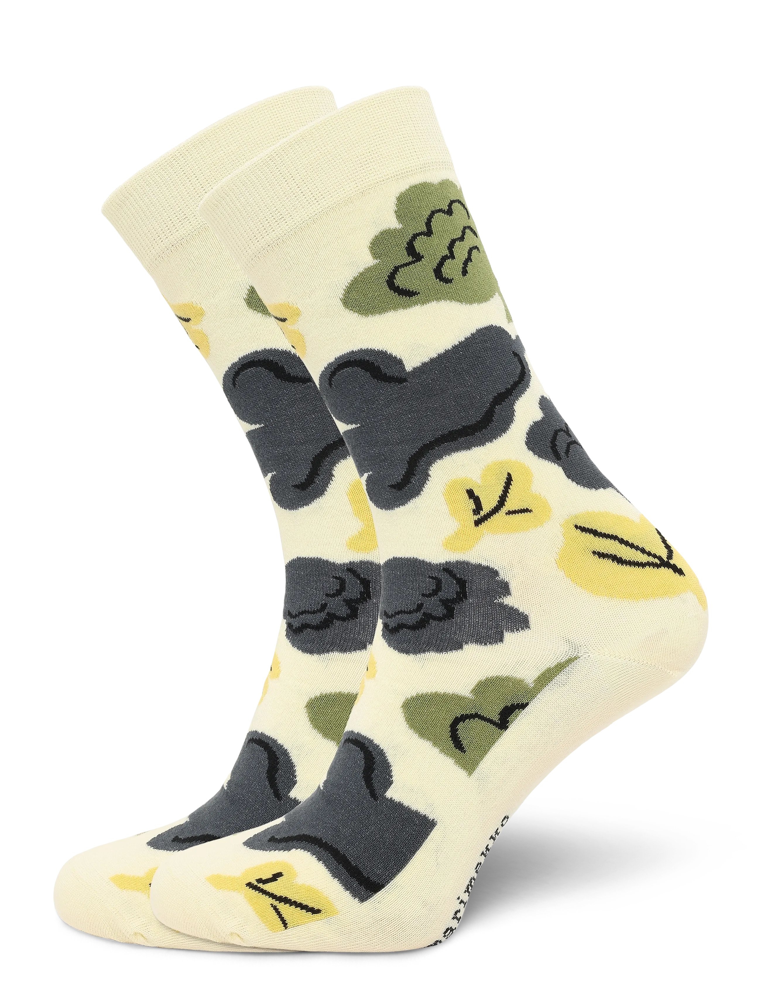Marimekko LINJAUS KUKASTA KUKKAAN - Undertøj - LIGHT YELLOW, GREEN, GREY / yellow